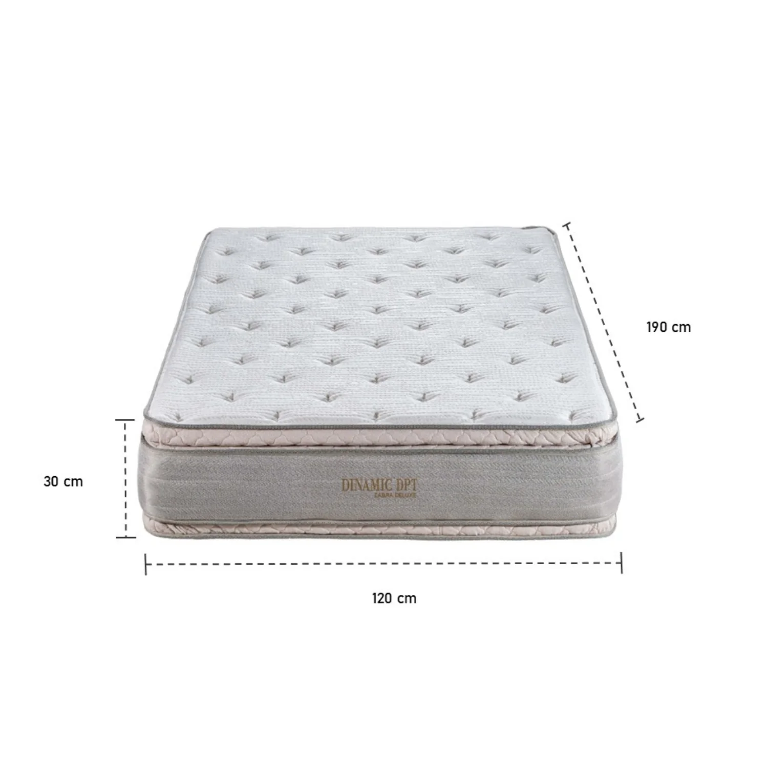 Colchón Semidoble Dinamic Deluxe Doble Pillow Top (Garantia 10 Años) - Image 6