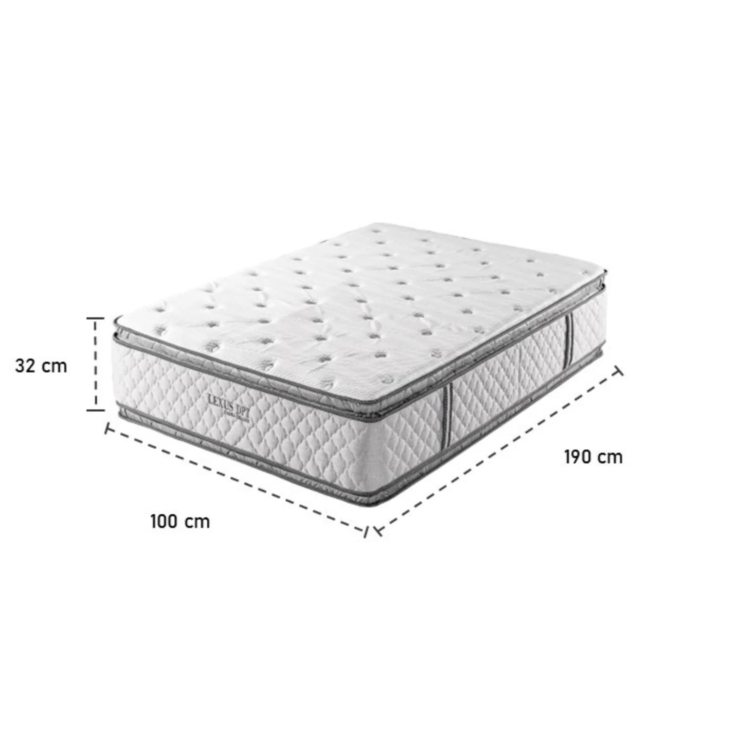 Colchón Sencillo Lexus Deluxe Doble Pillow Top (Garantia 15 años) - Image 9