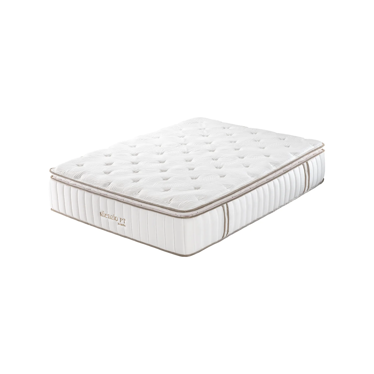 Combo Cama Doble Sabina Off White, Champaña + Colchon Silenzio Pillow Top + 2 Nocheros - Image 16