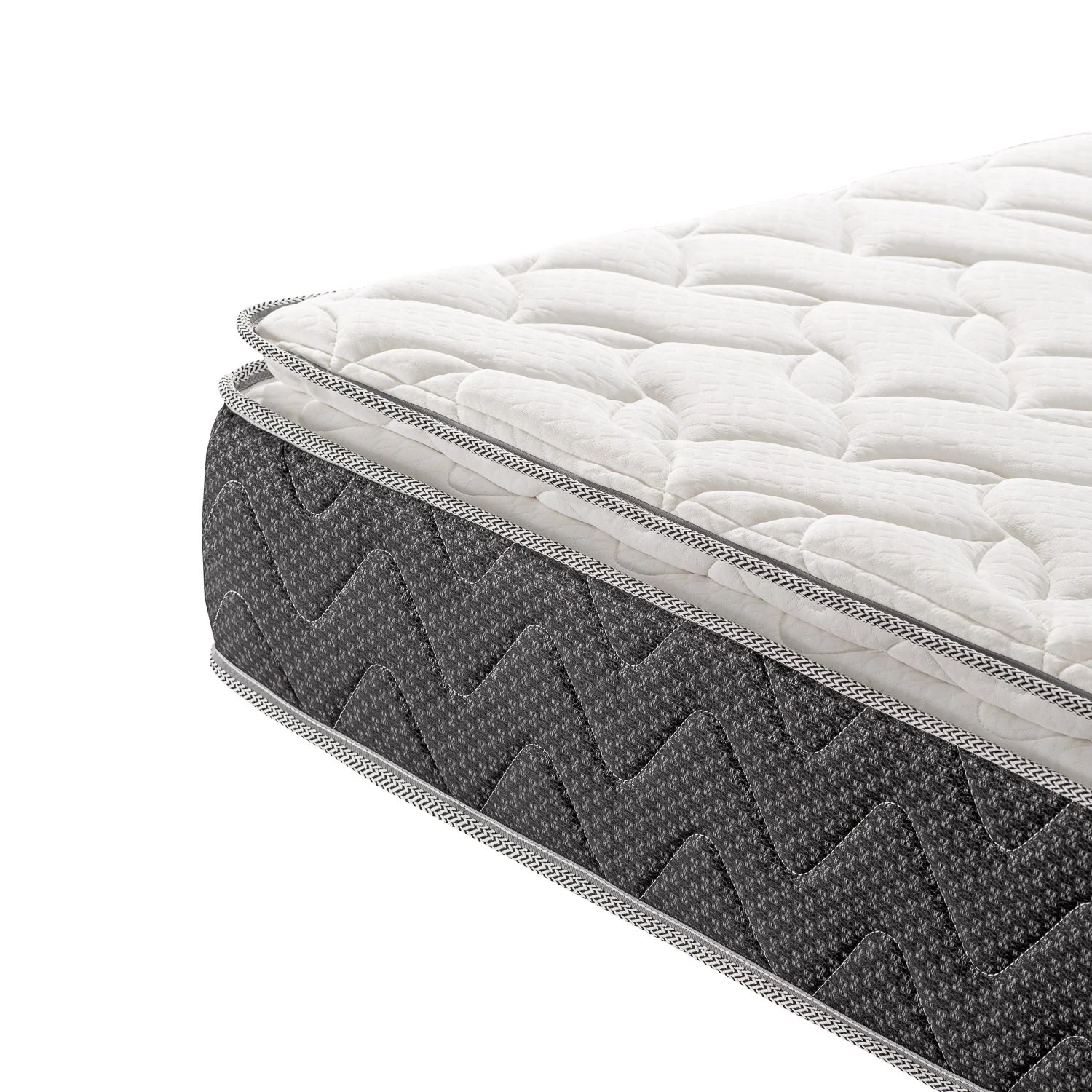 Combo Colchón Doble Berlin Pilow Top + Somier (Garantía 9 años) + 2 Almohadas - Image 4
