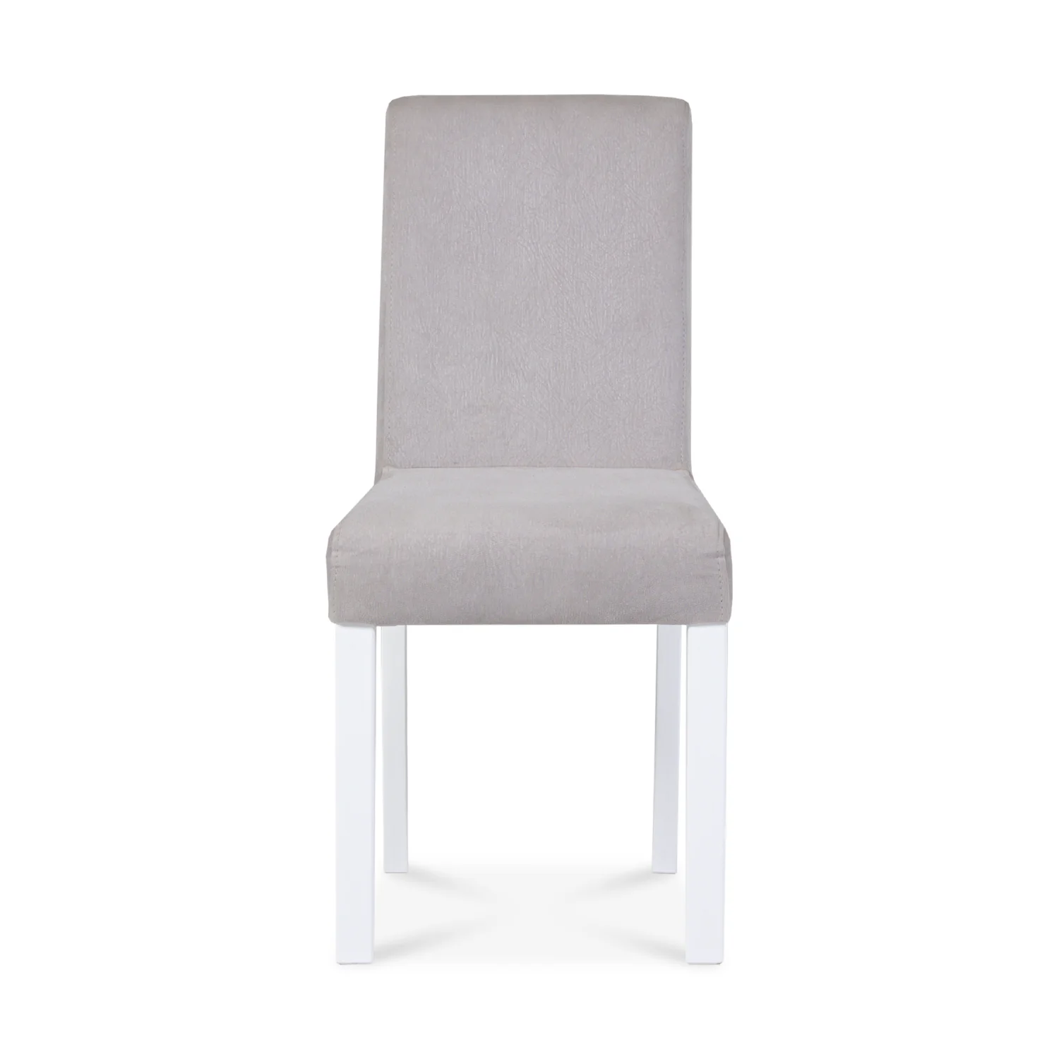Comedor 4 Puestos Bruce Microfibra Gris, Blanco Poliuretano - Image 5