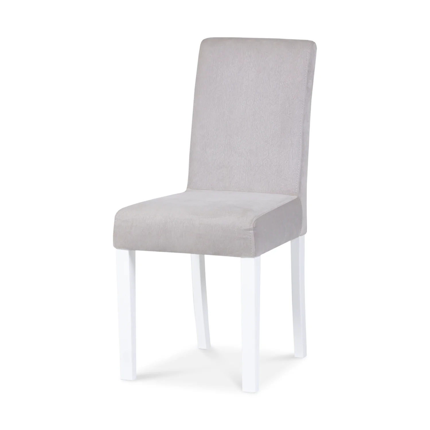 Comedor 4 Puestos Bruce Microfibra Gris, Blanco Poliuretano - Image 6