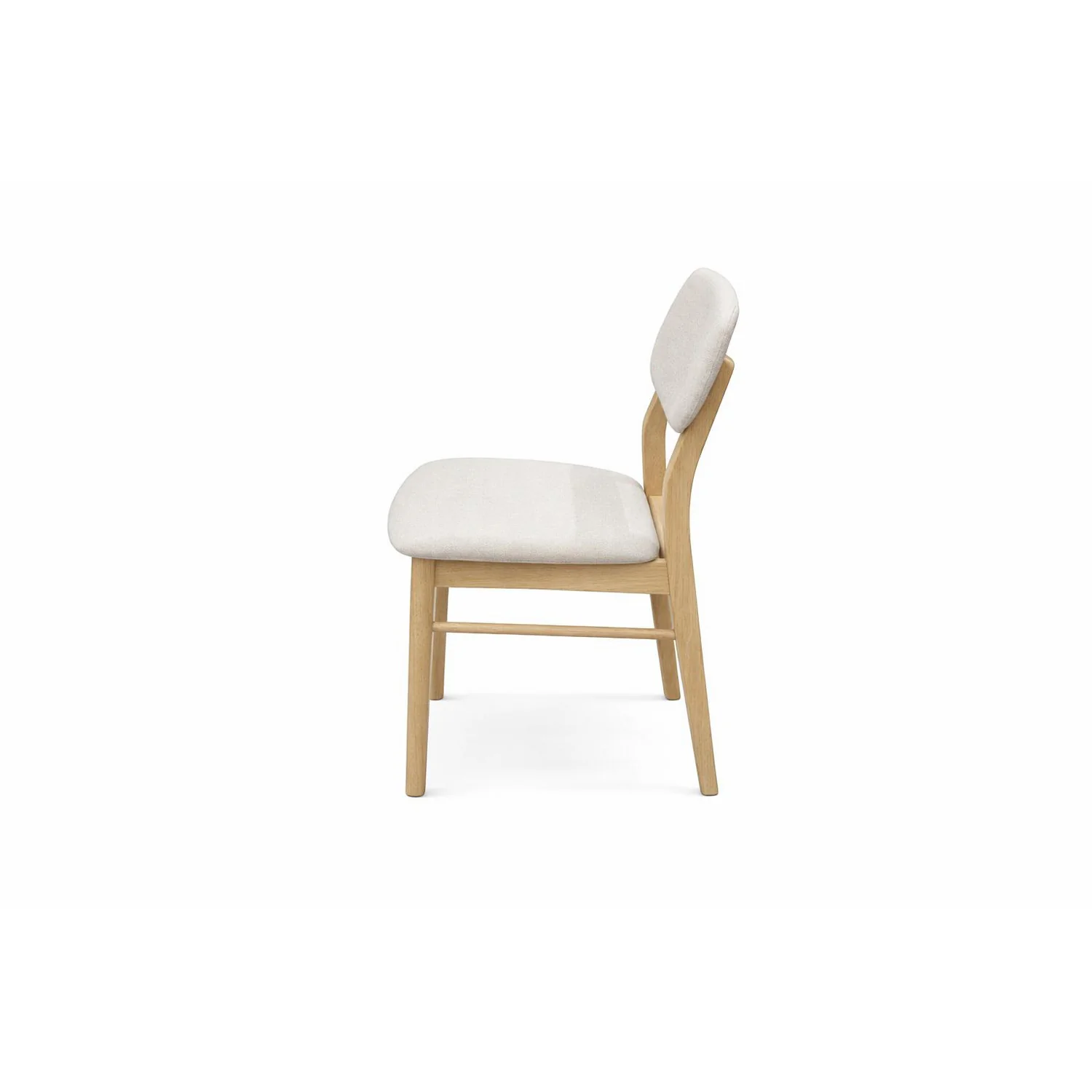 Comedor 4 Puestos Gales Velvet Beige, Natural Circular - Image 3