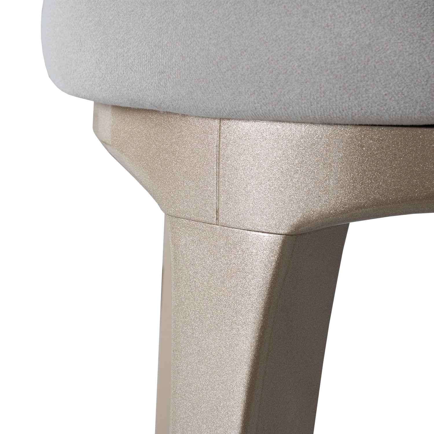 Comedor 4 Puestos Lexus Velvet Siena Marfil Cambra Arena, Champaña - Image 8