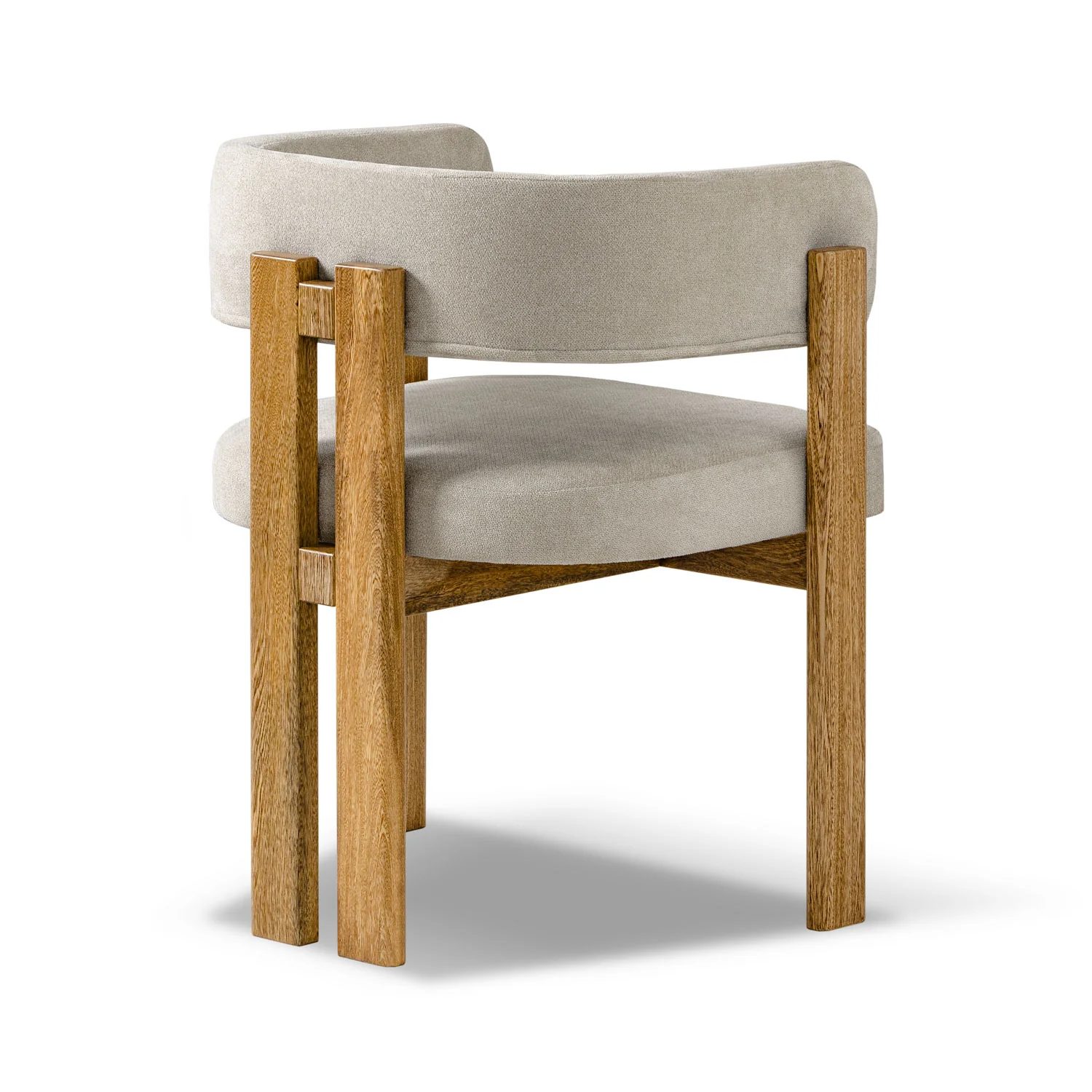 Comedor 4 Puestos Sabina Microfibra Impetu Beige, Natural - Image 6