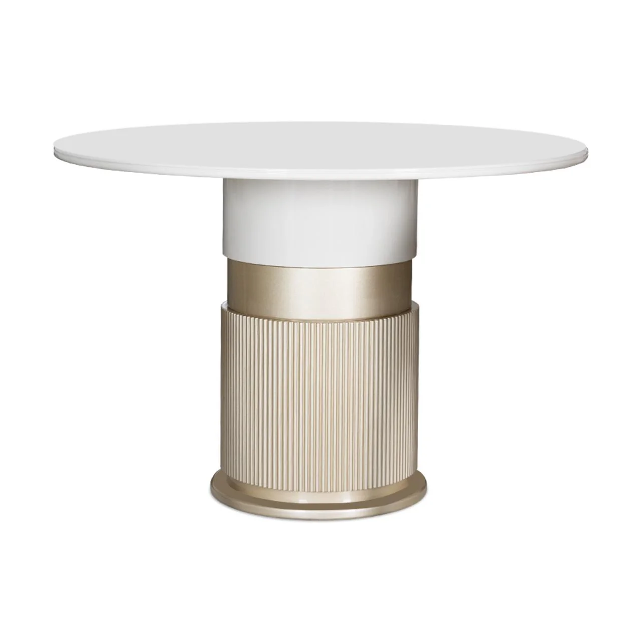 Comedor 4 Puestos Toscana Velvet Siena Marfil, Arena, Champaña y Off White - Image 2