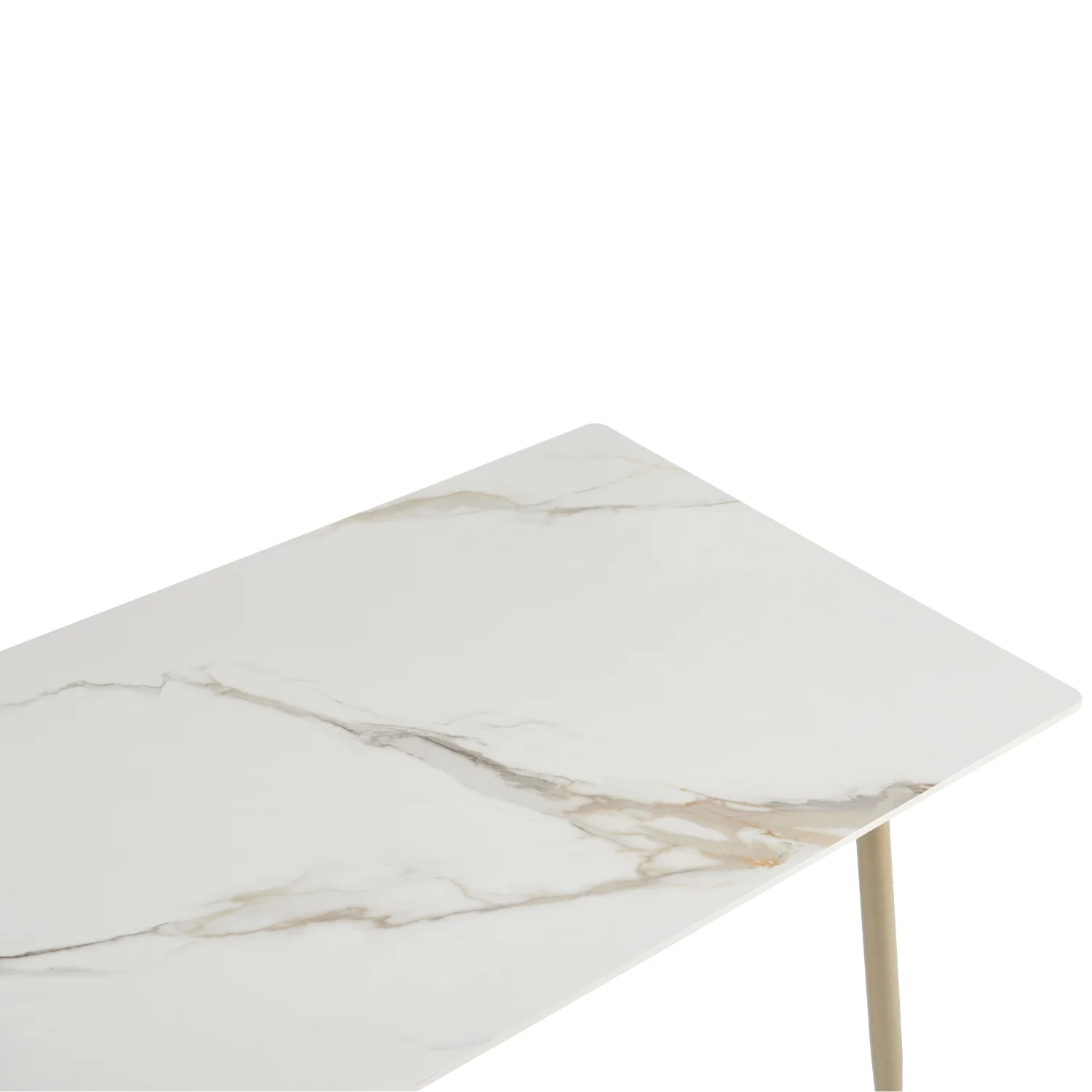 Comedor 4 Puestos Ziu Beige, Champaña - Image 5