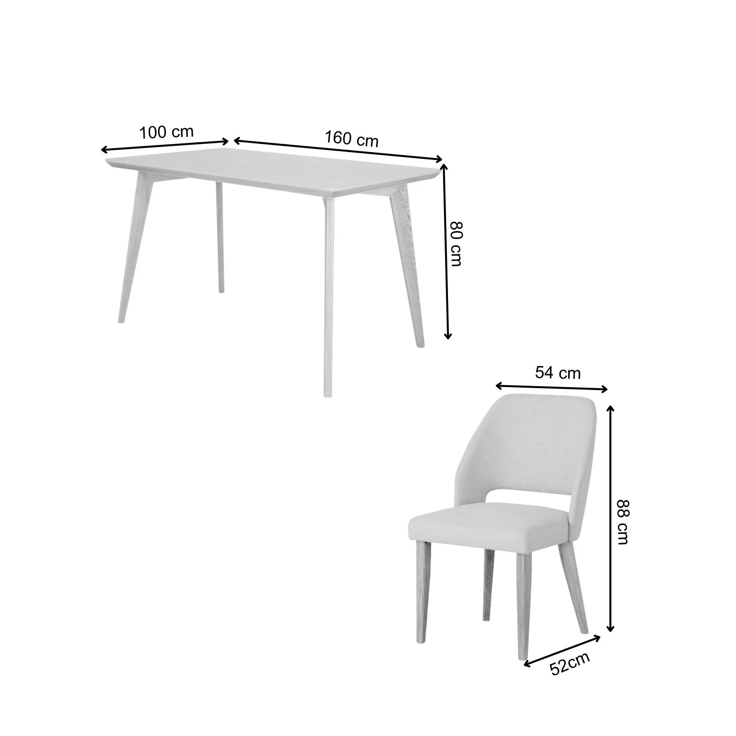 Comedor 6 Puestos Camille Lino Verona Beige, Cubierta Natural - Image 9