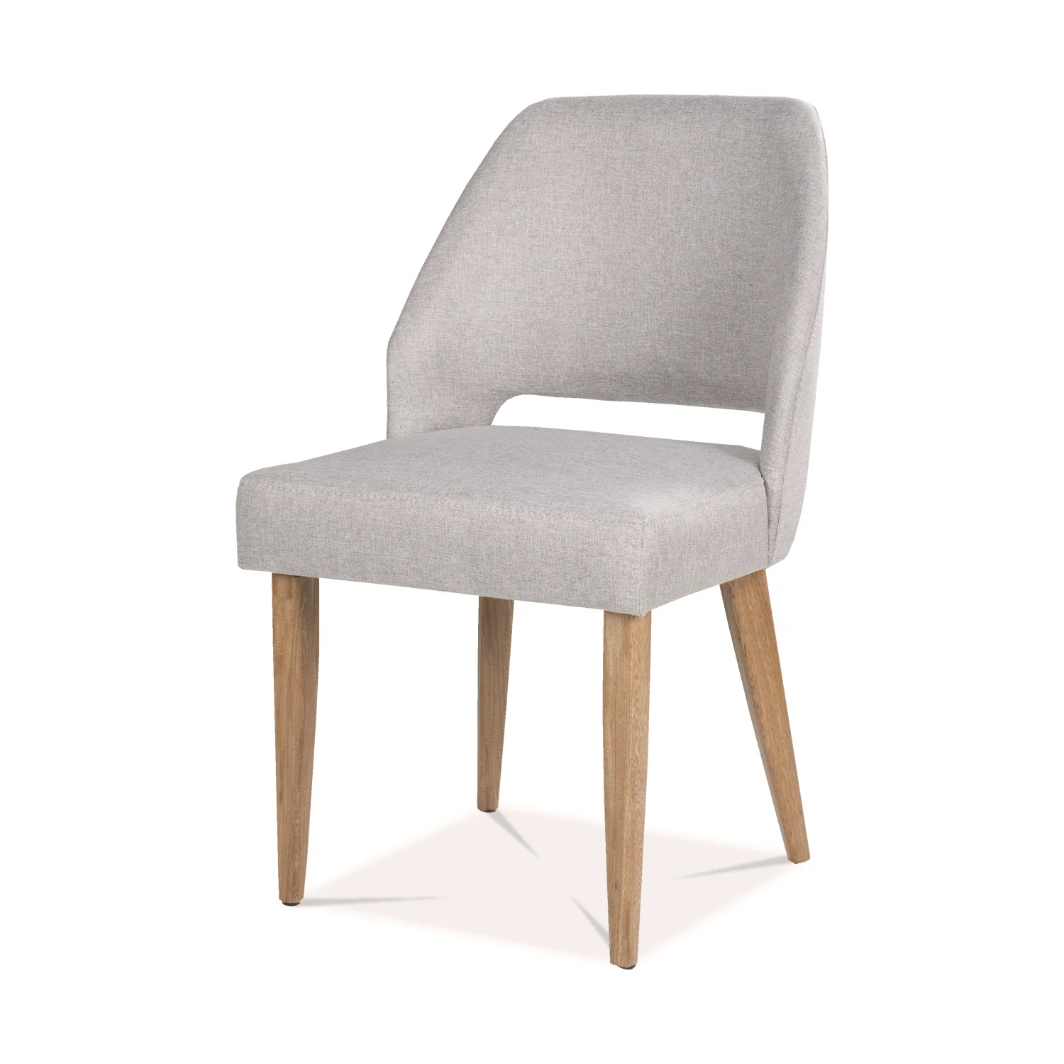 Comedor 6 Puestos Camille Microfibra Icono Taupe, Natural - Image 2