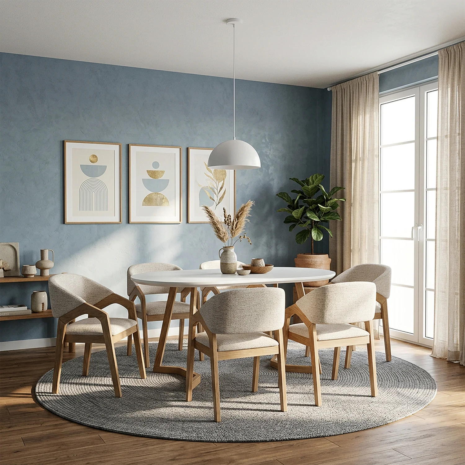 Comedor 6 Puestos Capri Impetu Beige, Natural - Image 2