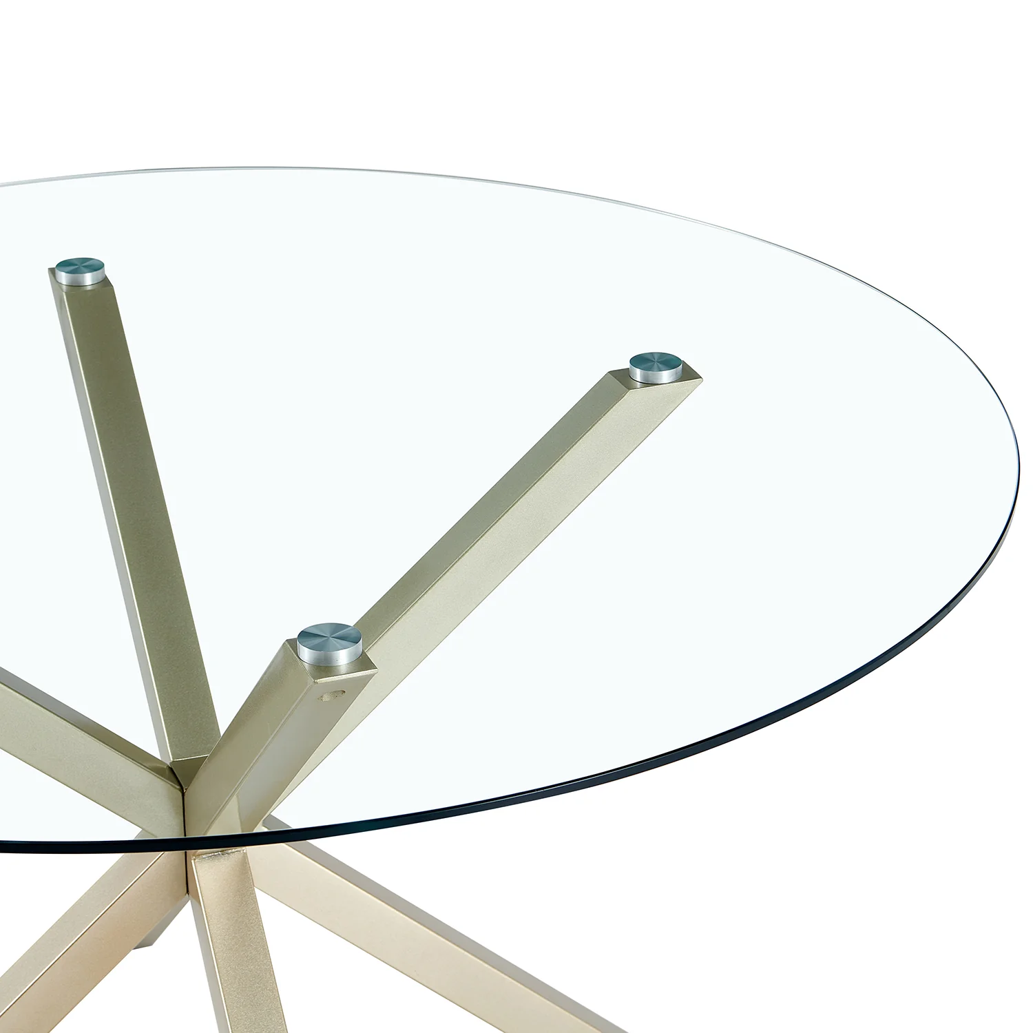 Comedor 6 Puestos Dousty Beige, Champana - Image 4