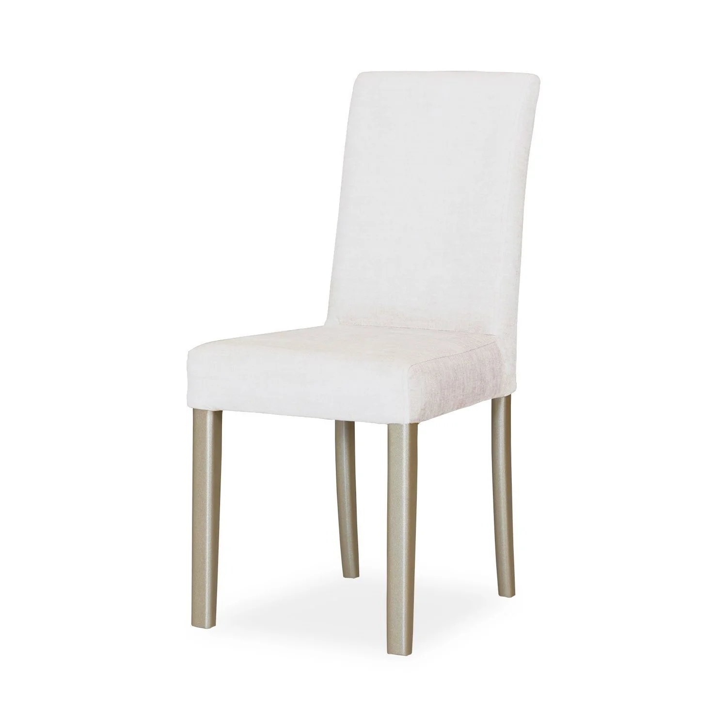 Comedor 6 Puestos Line Eurolino Blanco, Champaña 4 Sillas + Butaca - Image 3
