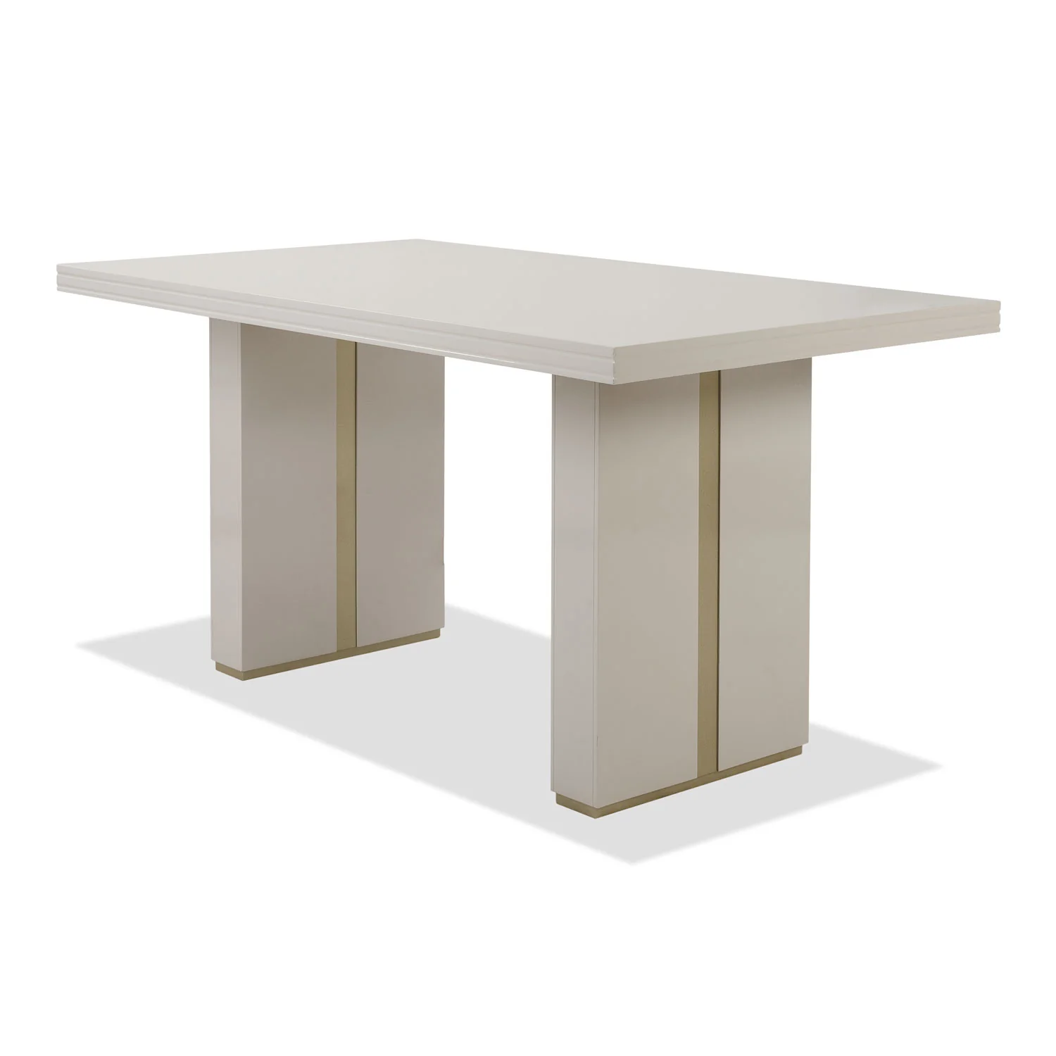 Comedor 6 Puestos Marcus Velvet Siena Avellana, Champaña - Image 2