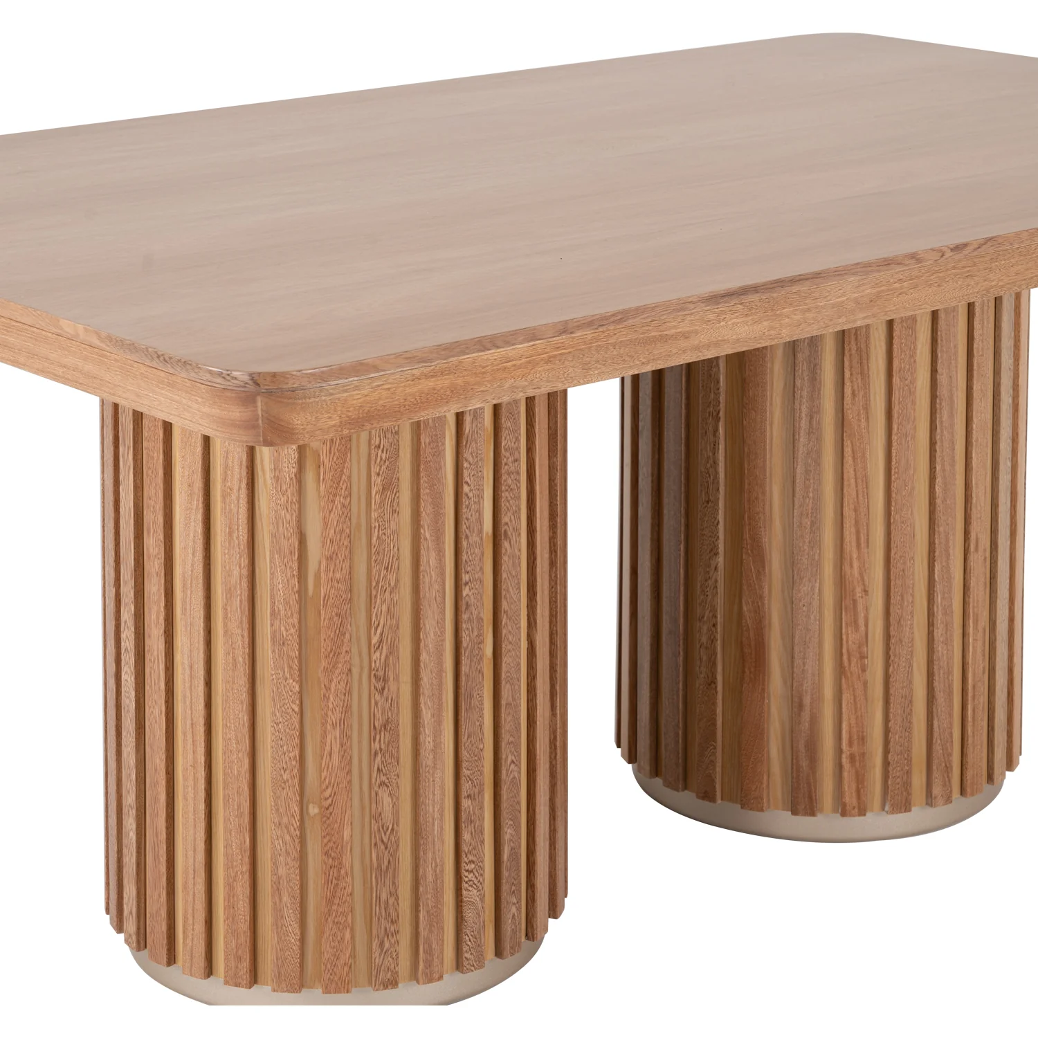 Comedor 6 Puestos Nicole Velvet Impetu Beige, Natural - Image 3