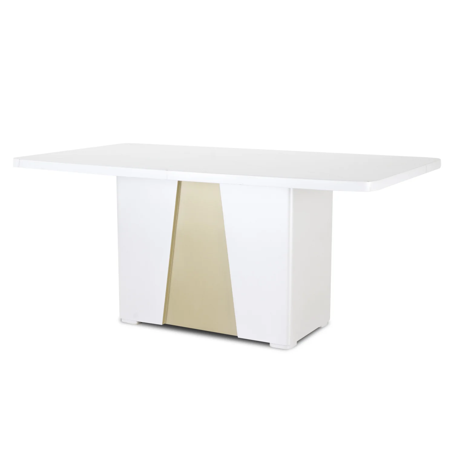 Comedor 6 Puestos Roma Velvet Marmol, Champaña Poliuretano* - Image 6