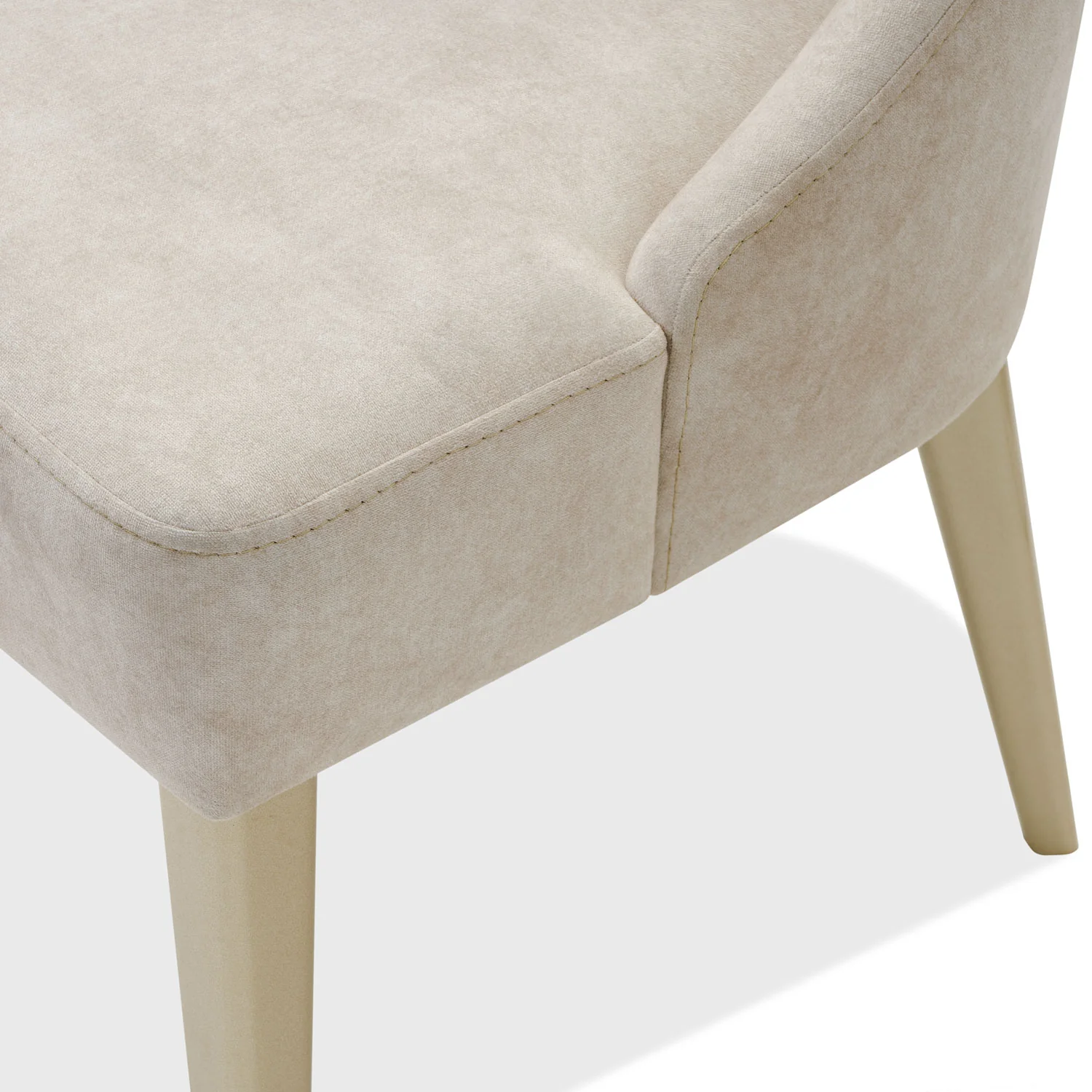 Comedor 6 Puestos Sevilla Velvet Zarem Ivory, Champaña Bpv - Image 12