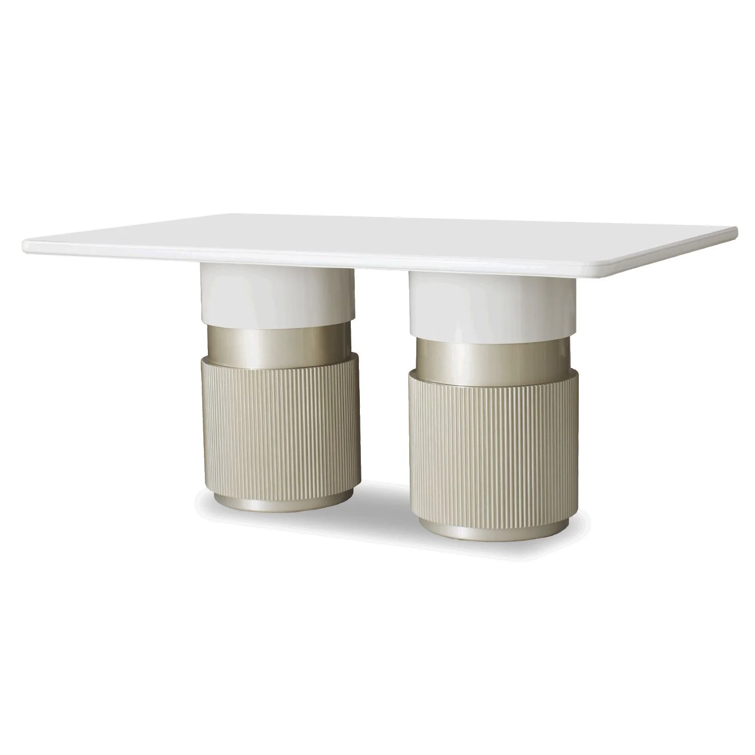 Comedor 6 Puestos Toscana Eurolino Blanco, Champaña - Image 3