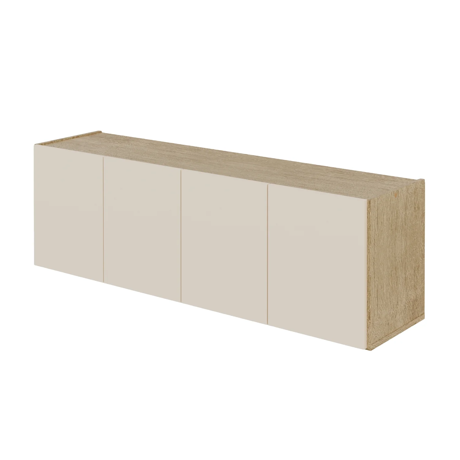 Consola Flotante Carla 123X39X31 Natural, Off White