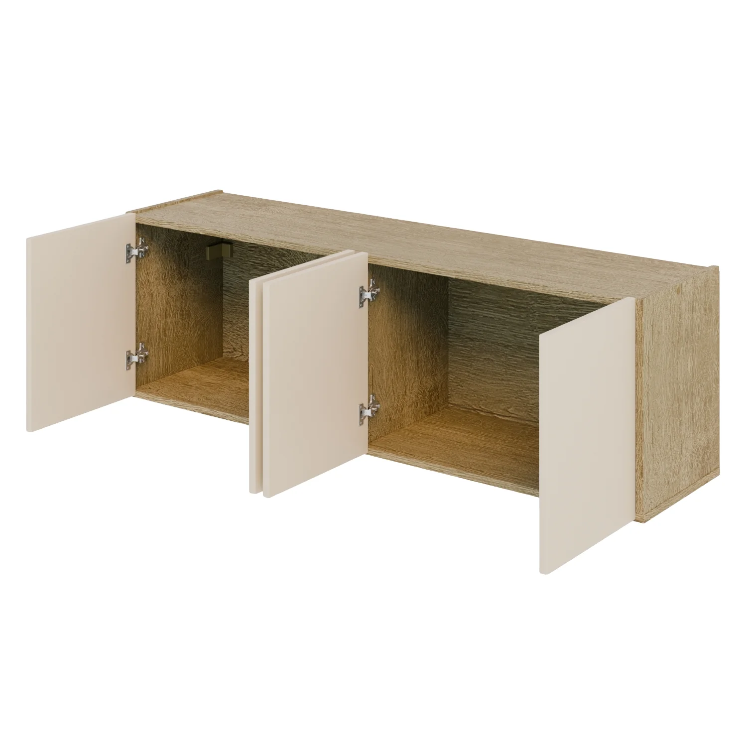 Consola Flotante Carla 123X39X31 Natural, Off White - Image 4