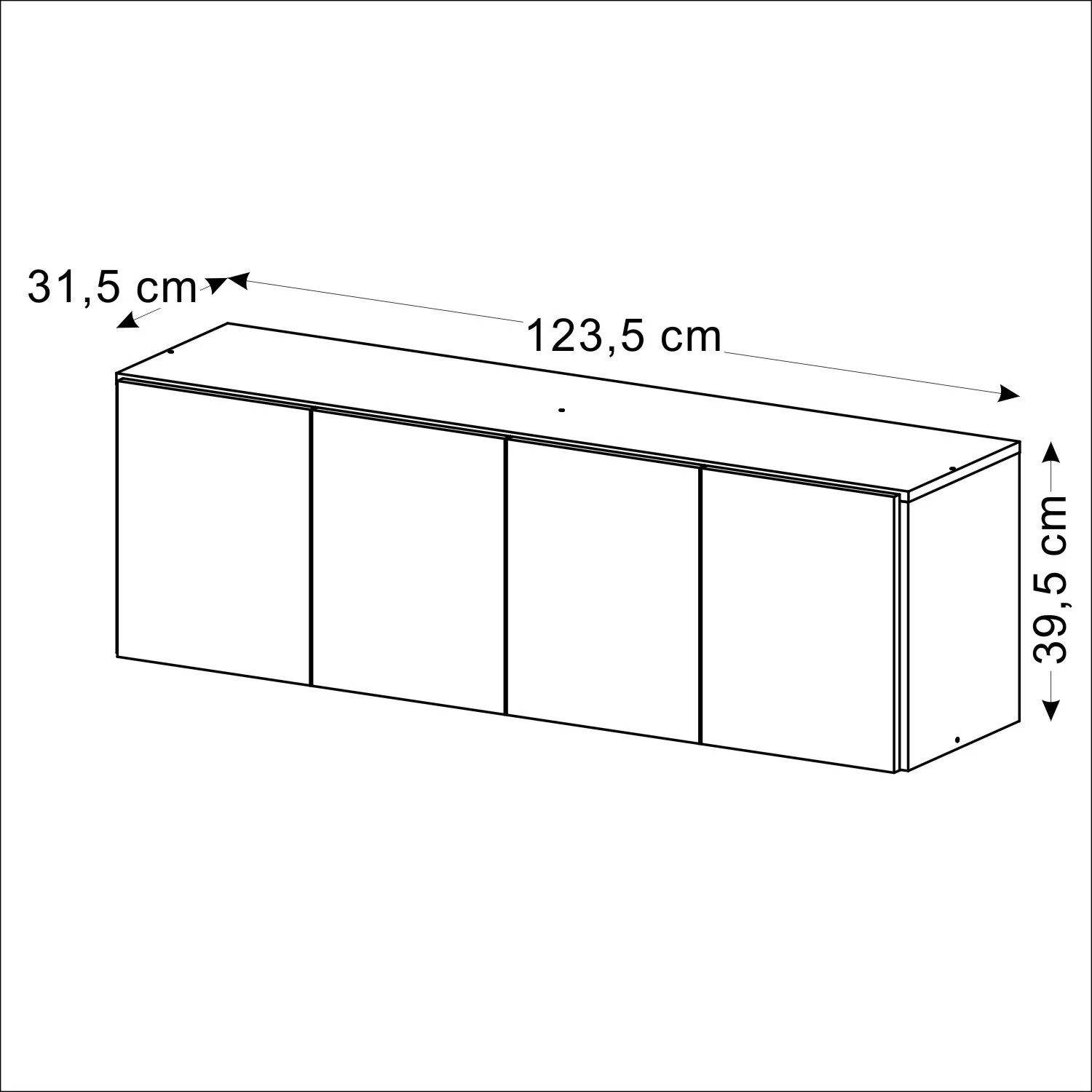 Consola Flotante Carla 123X39X31 Natural, Off White - Image 5