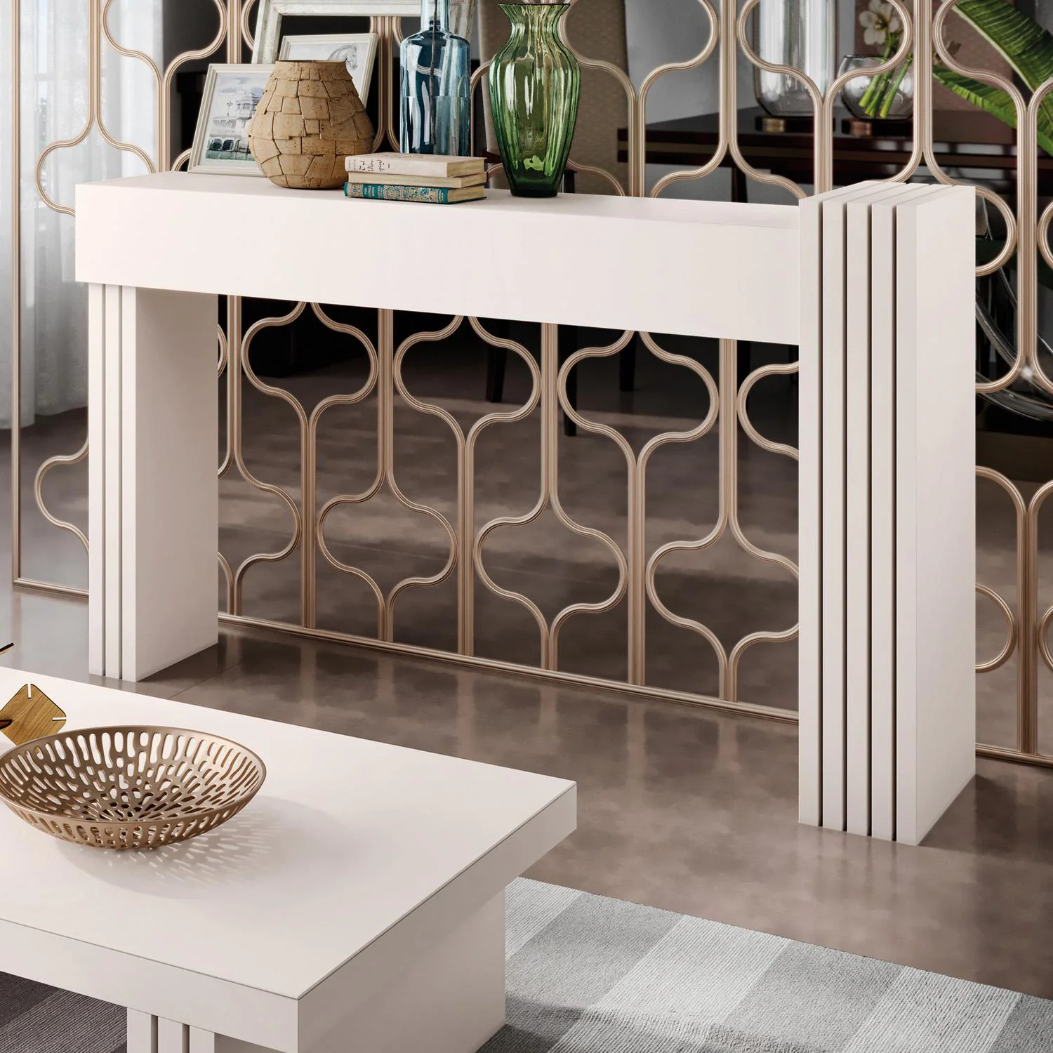 Consola Vero Off White 129X79X30 - Image 2
