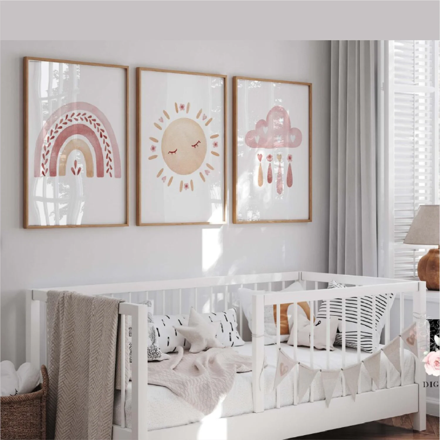 Cuadro Infantil 120X60 Arcoiris Setx3 - Image 2