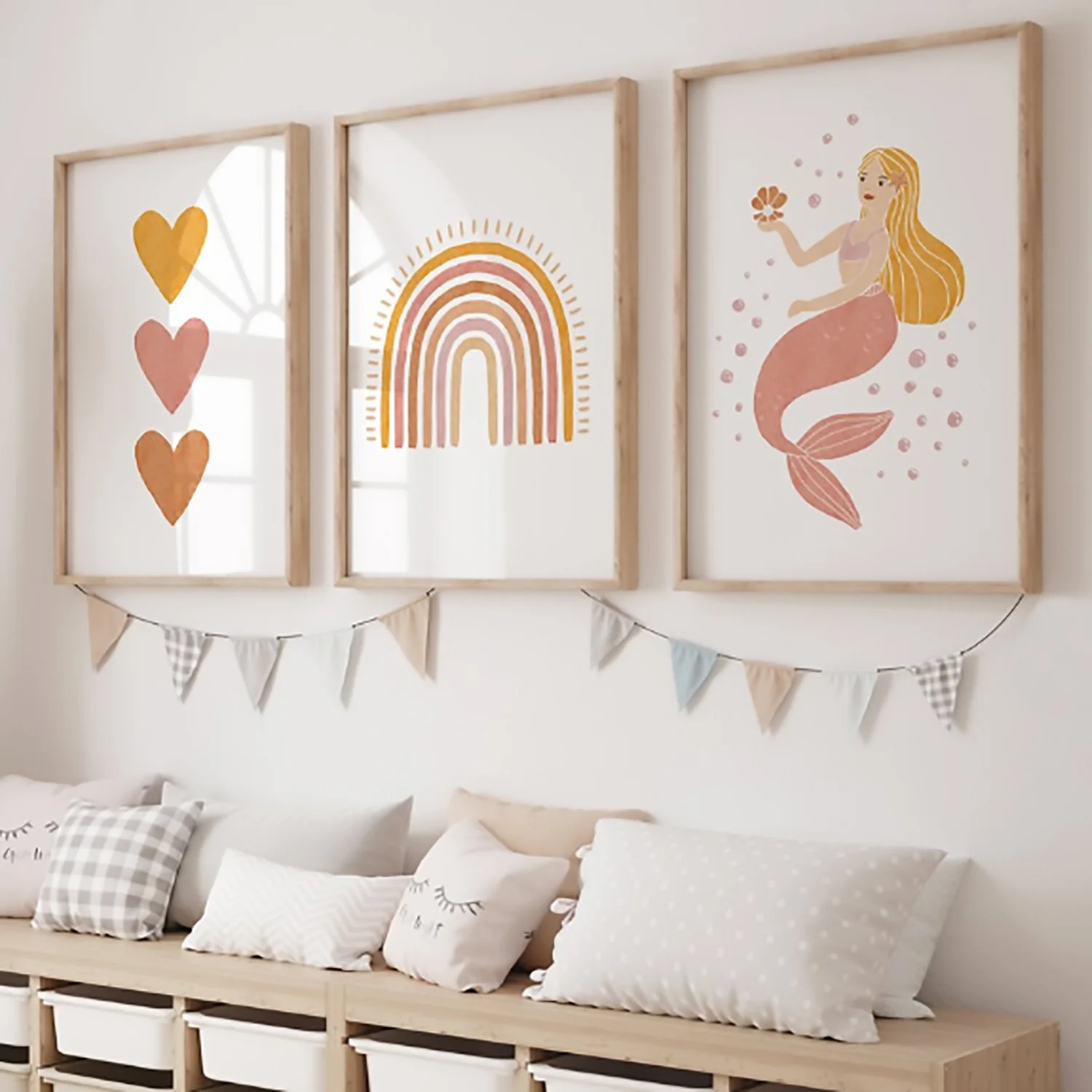 Cuadro Infantil 120X60 Sirena Setx3 - Image 4