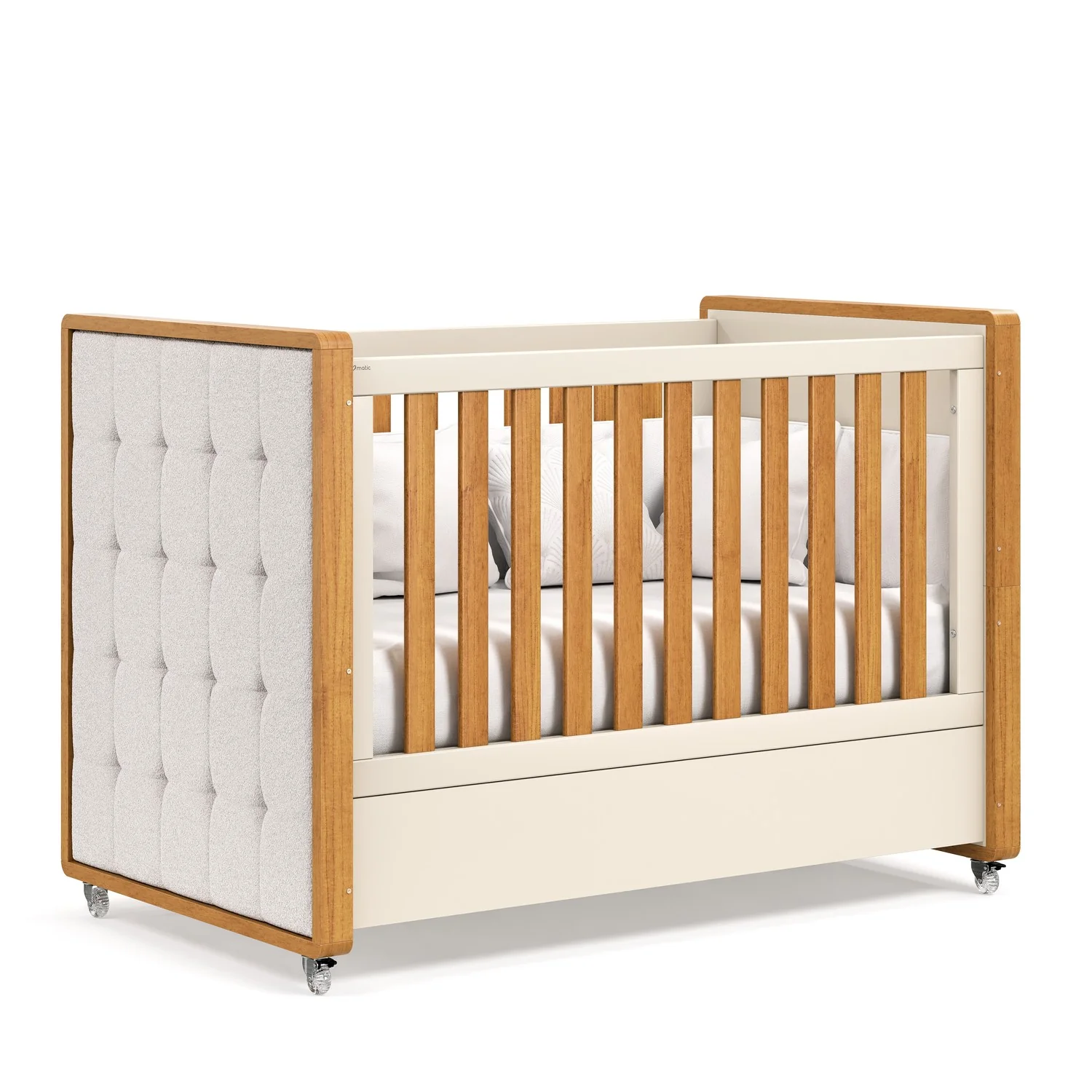 Cuna Arezzo Natural, Off White - Image 3