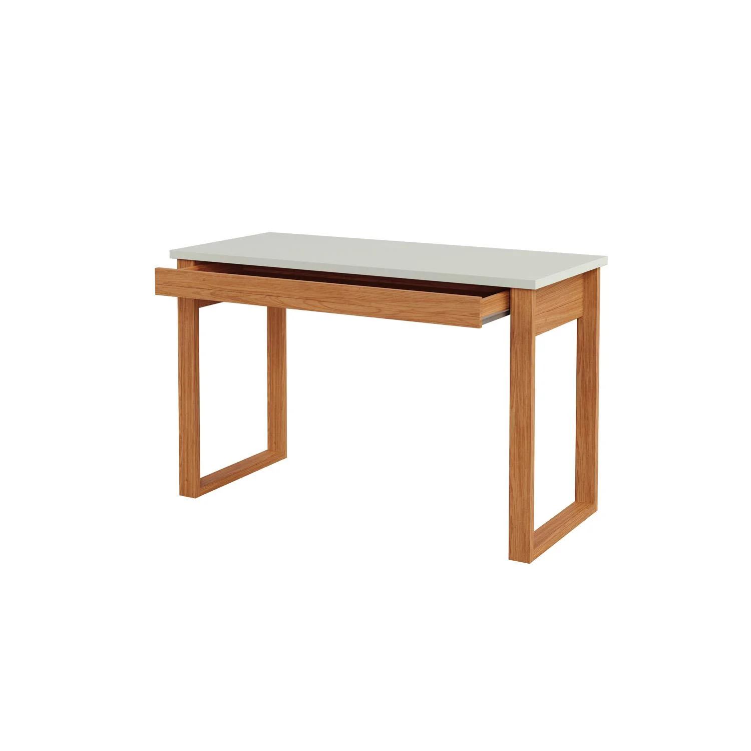 Escritorio Cox 118X75 Off White, Natural - Image 4
