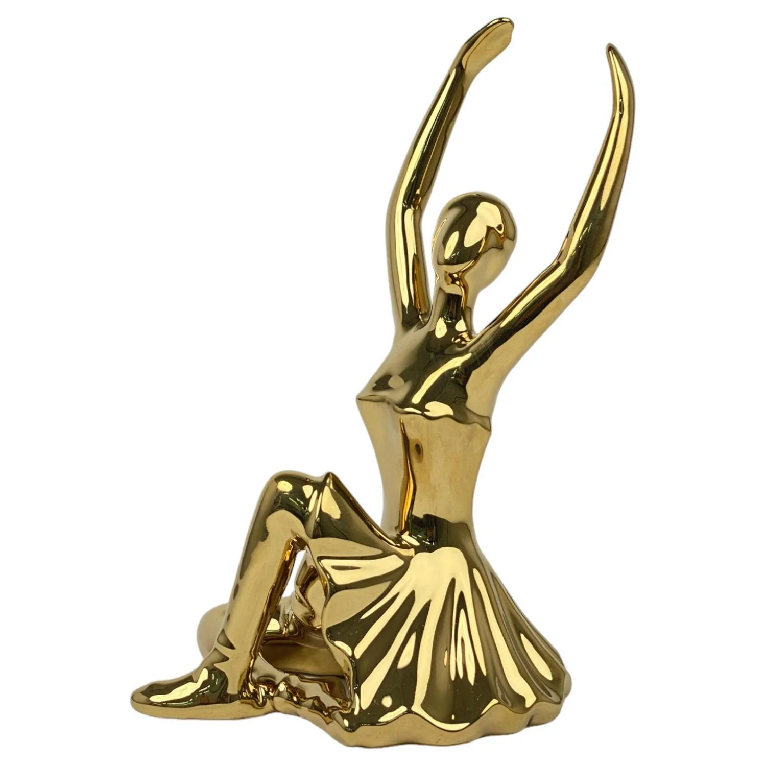 Figura 16X13X23 Bailarina Dorado F243 - Image 3
