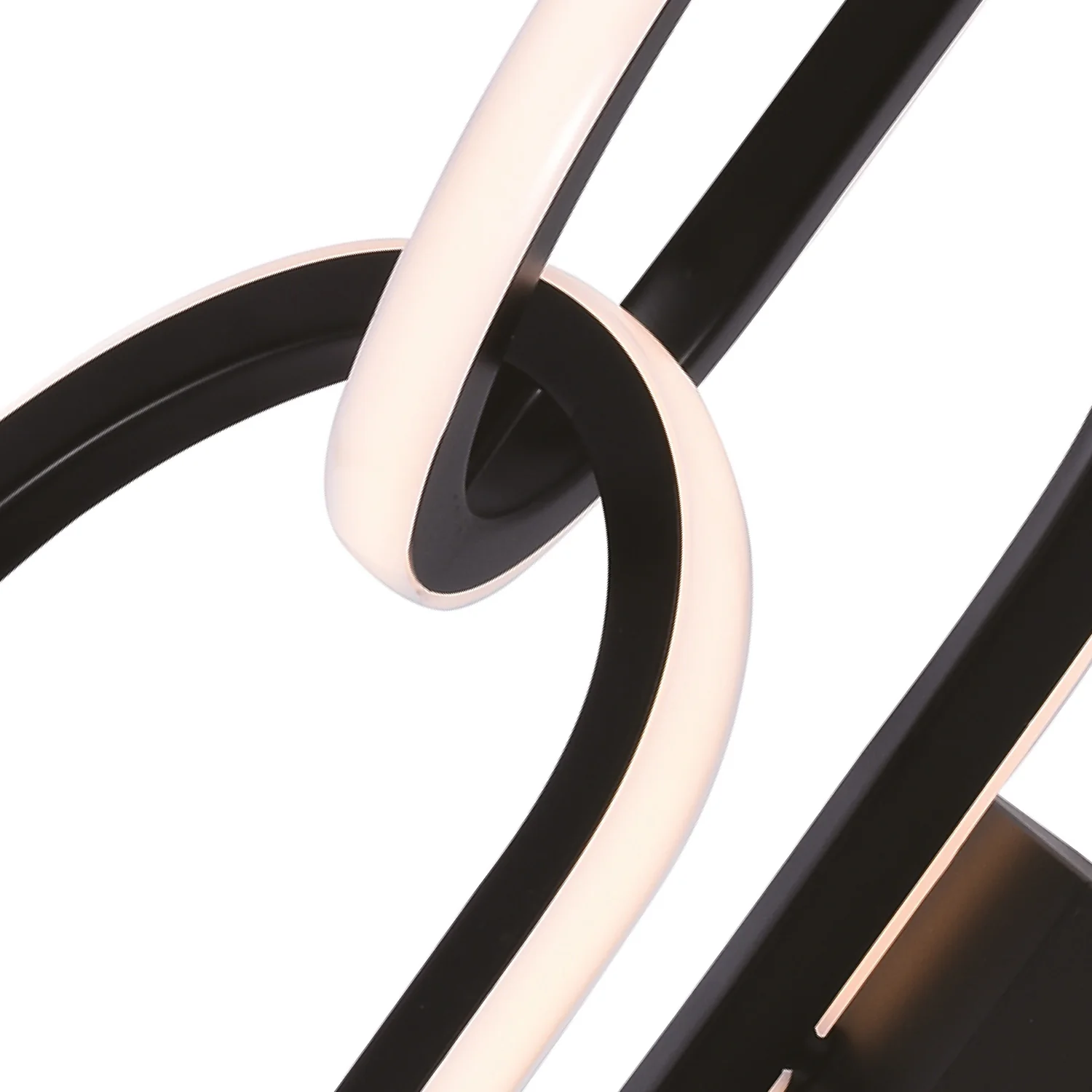 Lampara De Techo 16X50  Led Look Negra - Image 5
