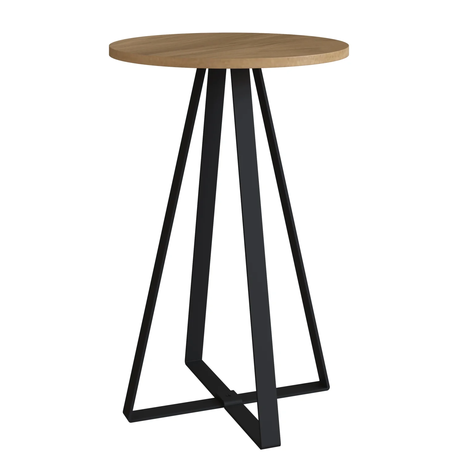 Mesa Auxiliar Alba 40X60X40 Natural, Negro - Image 2