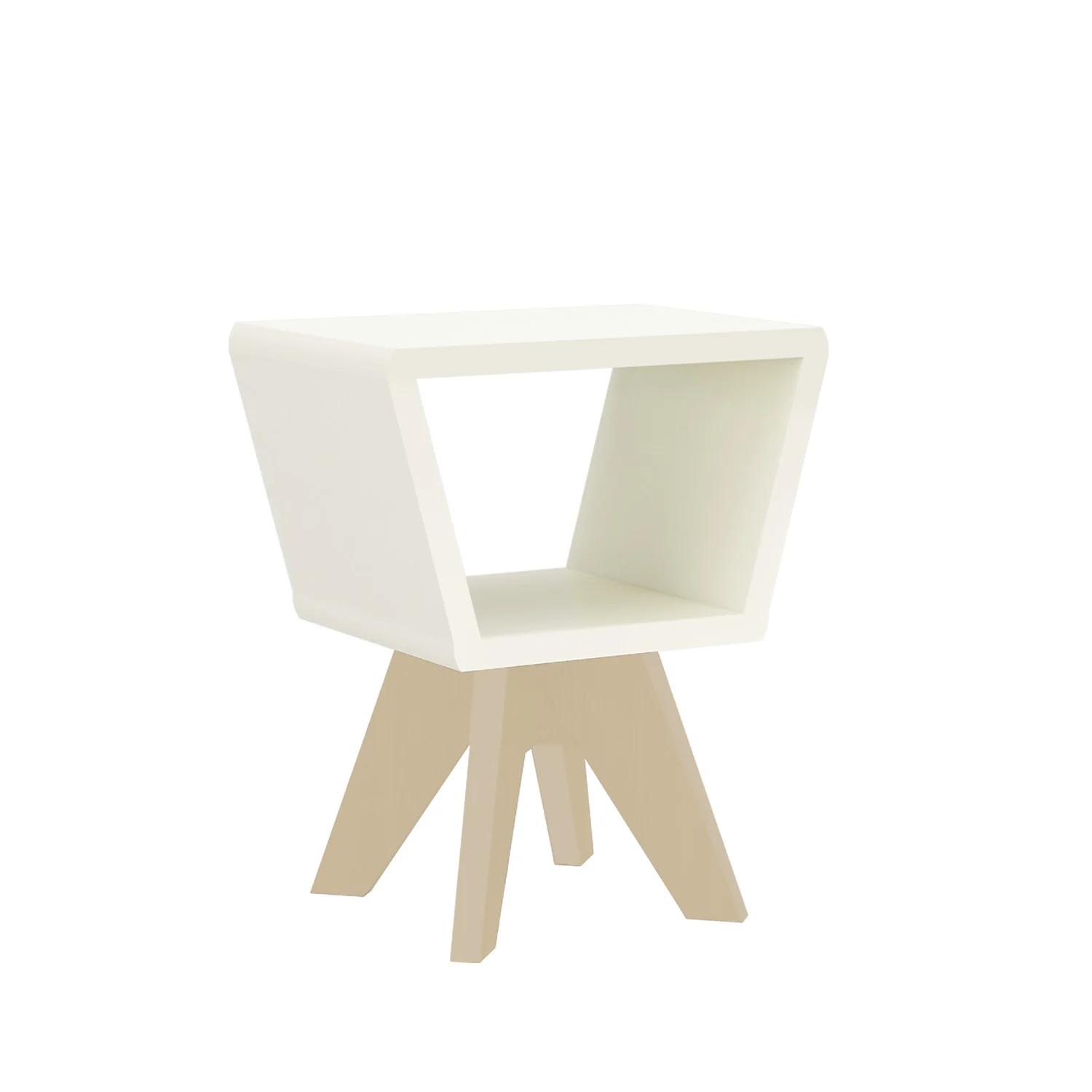 Mesa Auxiliar Ari 57X43X30 Off White, Champaña - Image 3