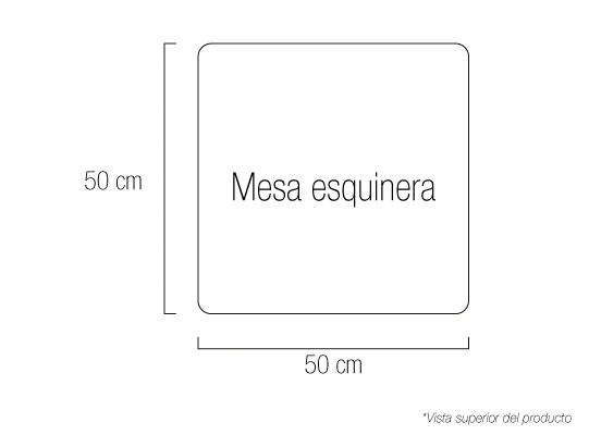 Mesa Auxiliar Axxis Natural Oscuro* - Image 3