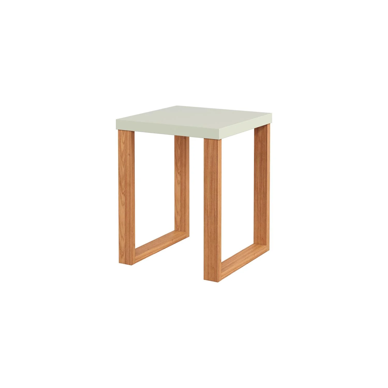 Mesa Auxiliar Cox 44X55X44 Natural, Off White - Image 2