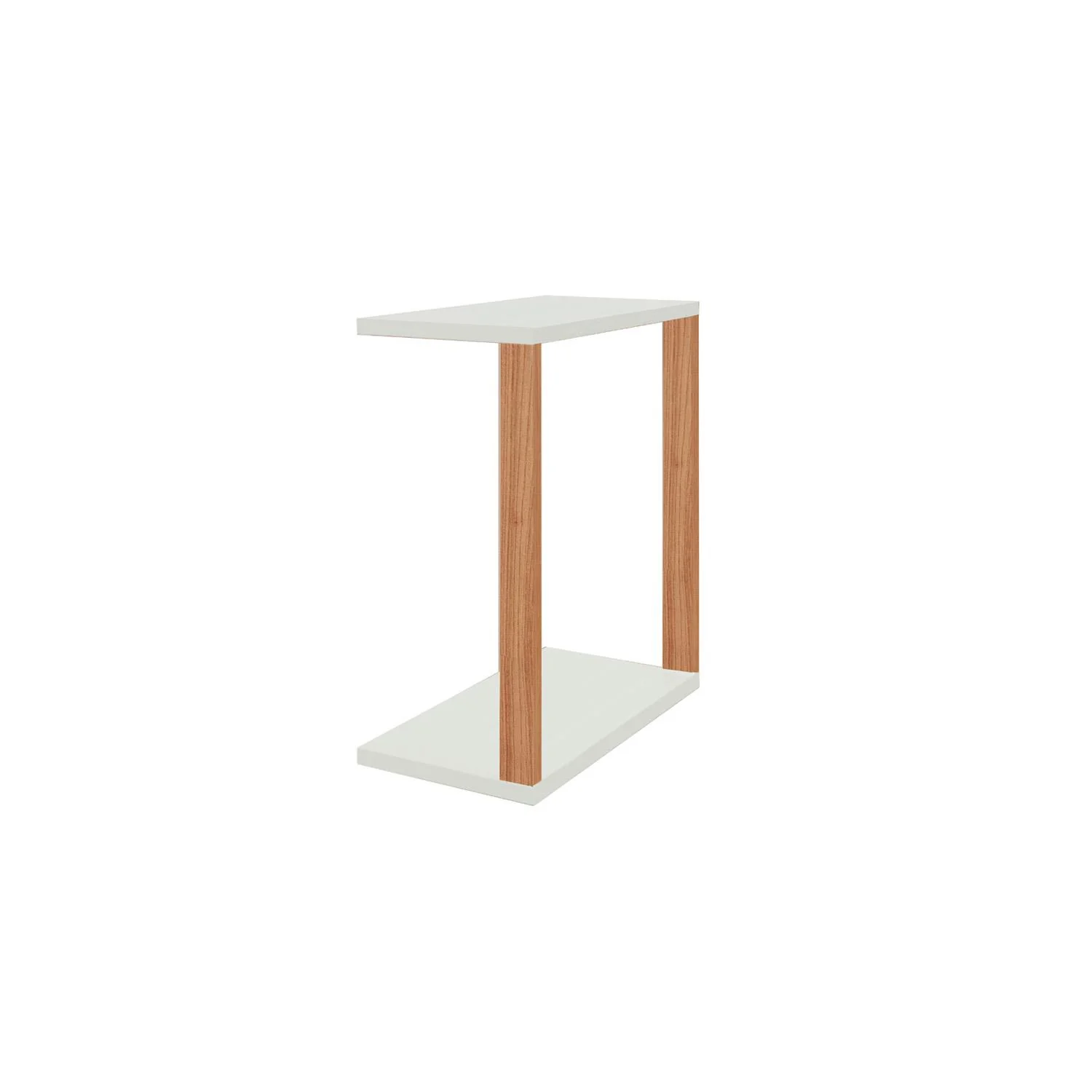 Mesa Auxiliar Cox 60X70X32 Natural, Off White - Image 3