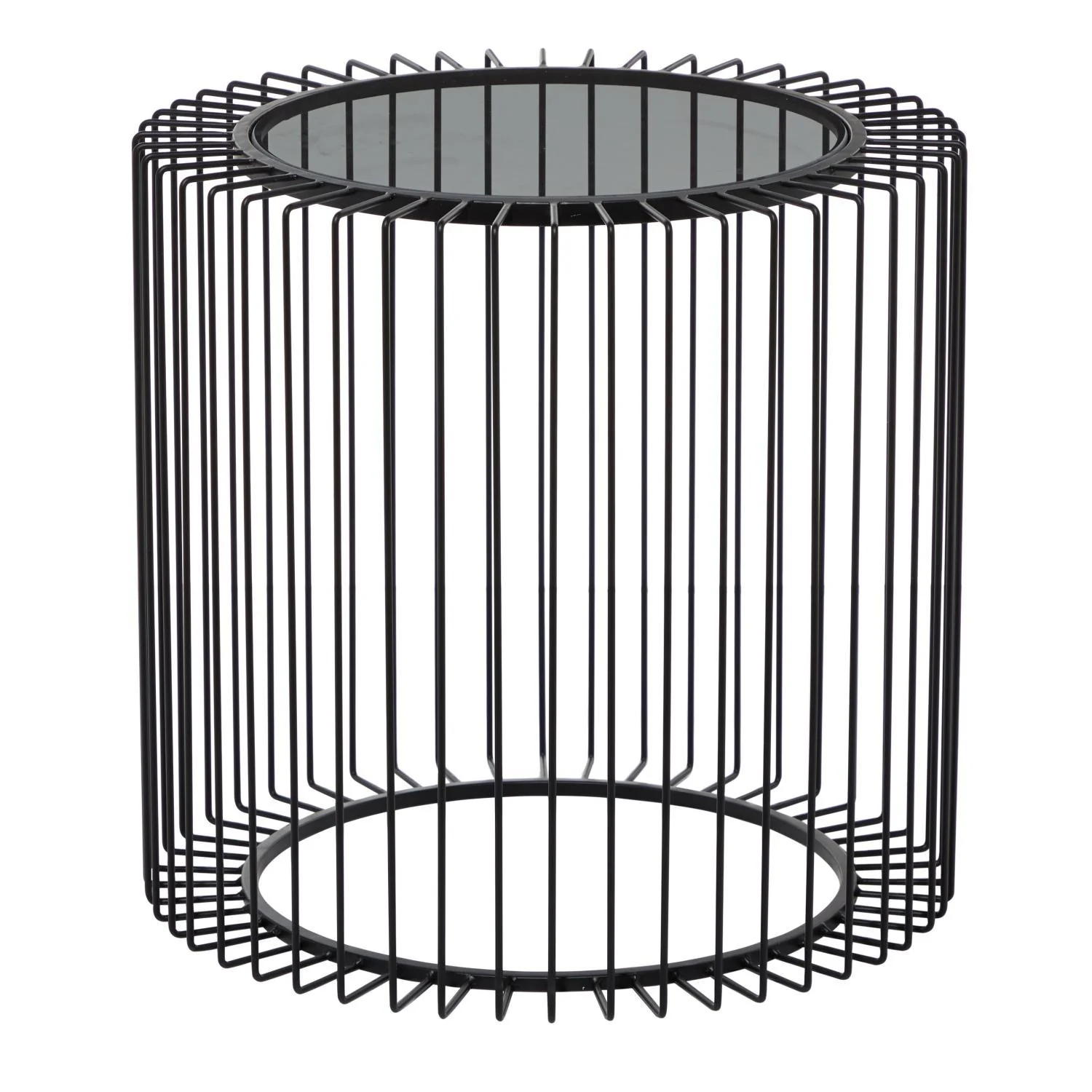 Mesa Auxiliar Fler 50X50X48 Negro Metal