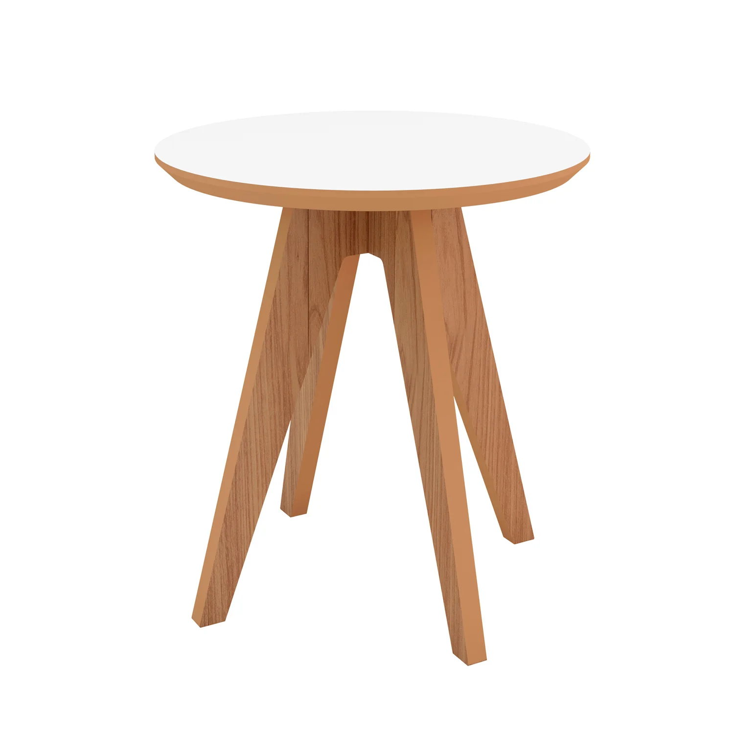 Mesa Auxiliar Toni 50X55X50 Natural, Off White - Image 2