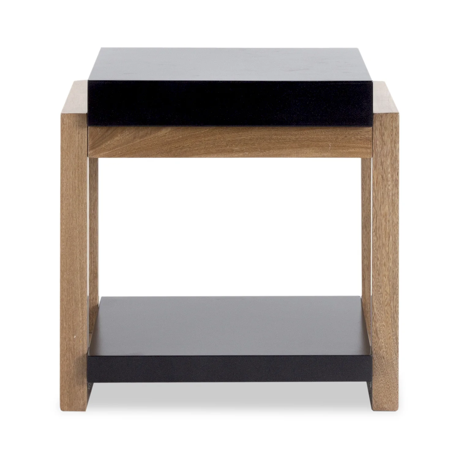 Mesa Auxiliar Trento Negro, Natural - Image 2