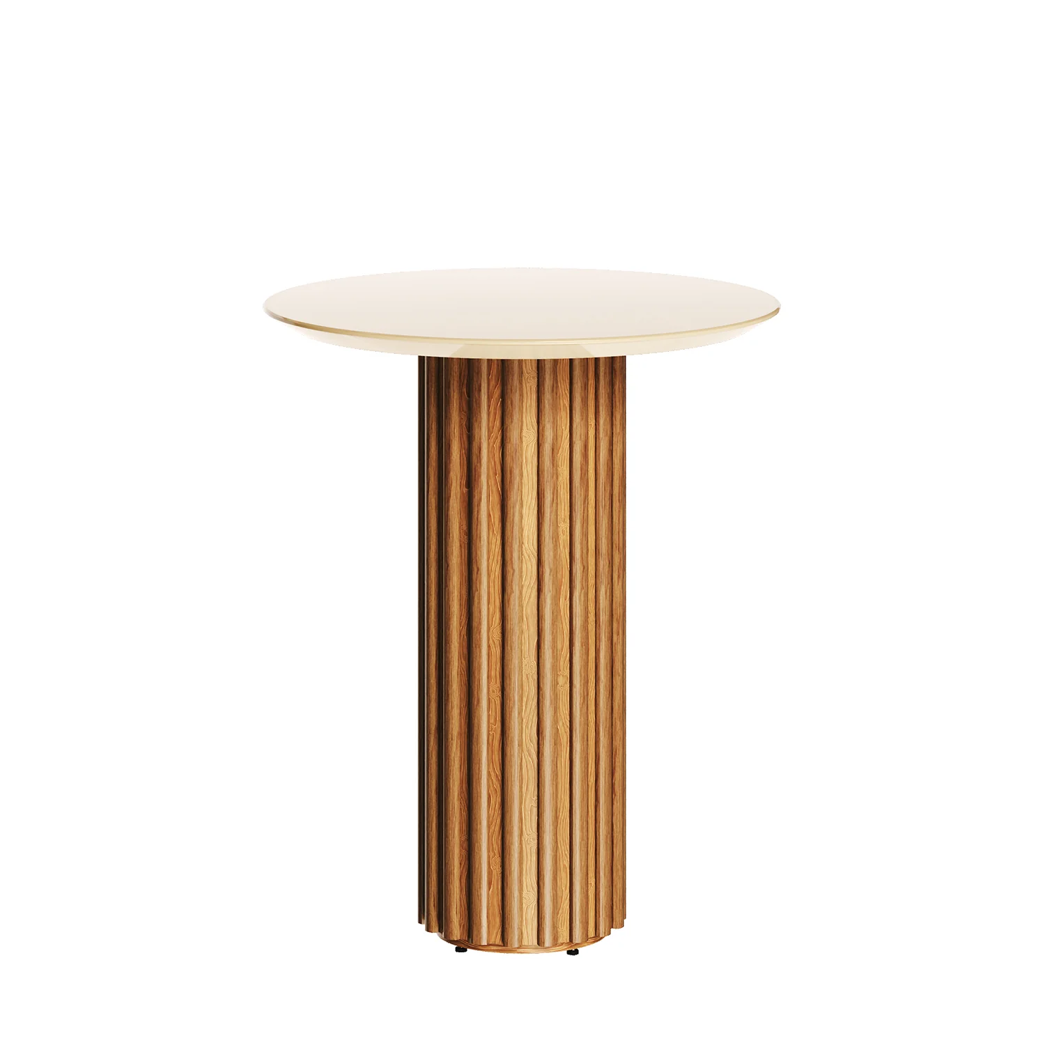 Mesa Auxiliar Vera Natural, Off White 55X64X55