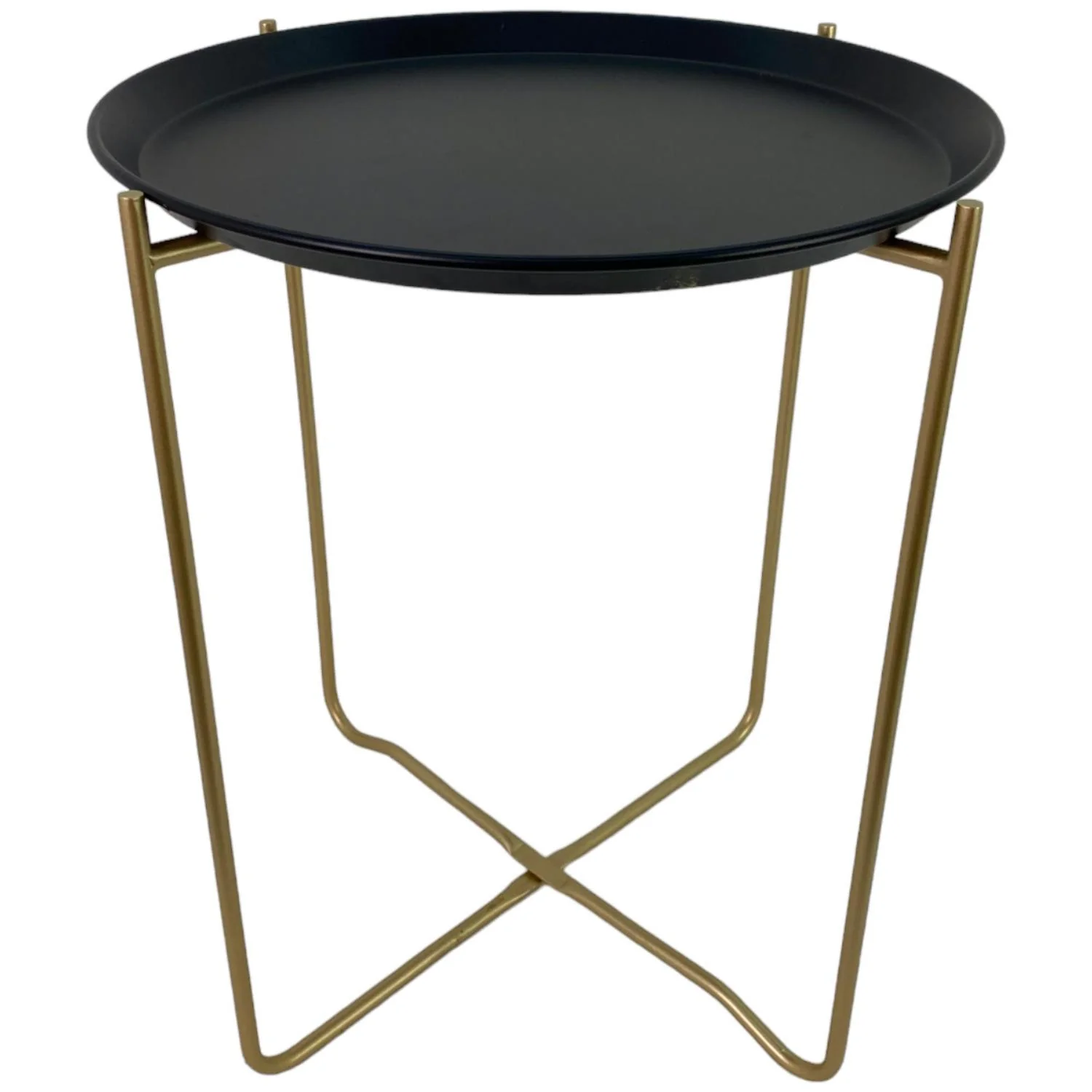 Mesa Auxiliar Yoko 38X48Cm Negro F241