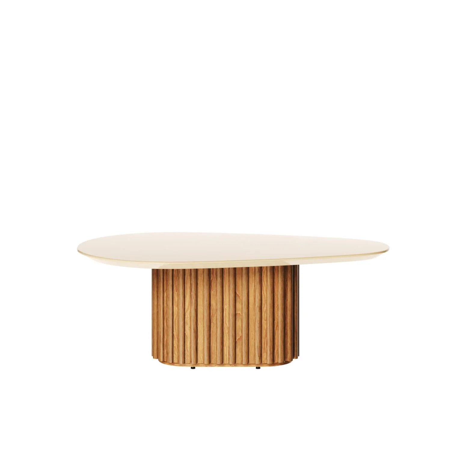 Mesa Centro Vera Natural, Off White 90X33X56