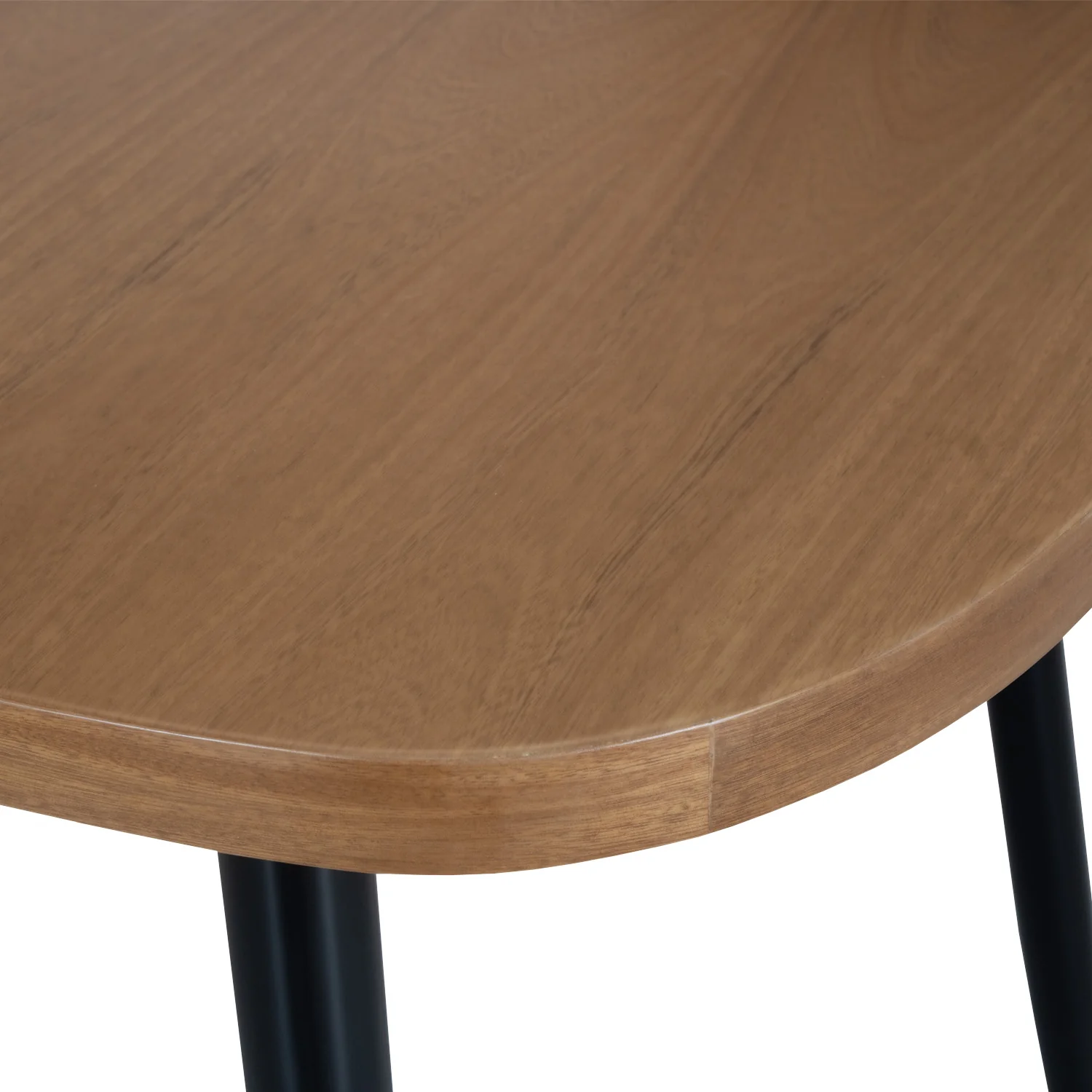 Mesa Comedor 6 Puestos Alina Natural, Negro - Image 3