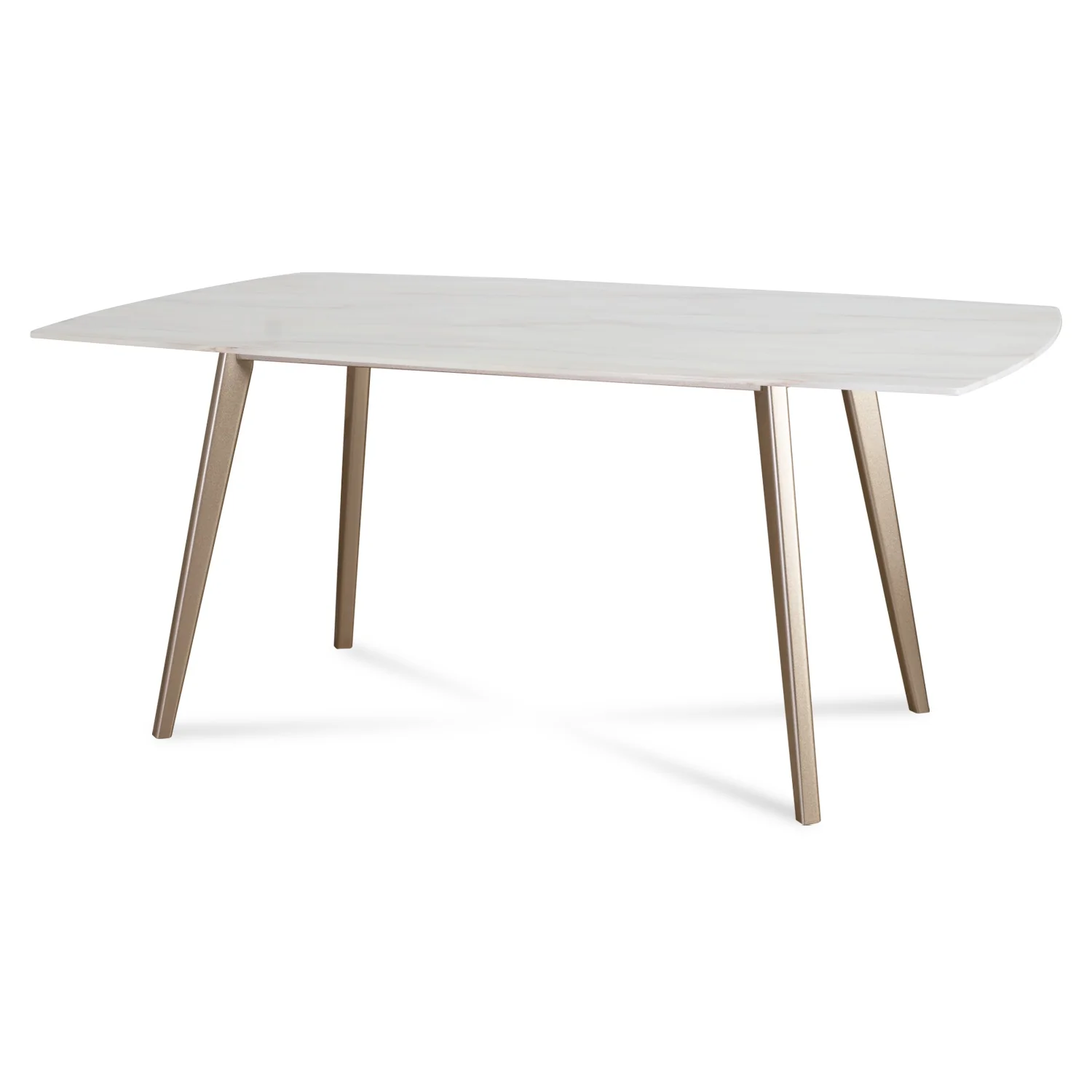 Mesa Comedor 6 Puestos Amber Champaña Bpv