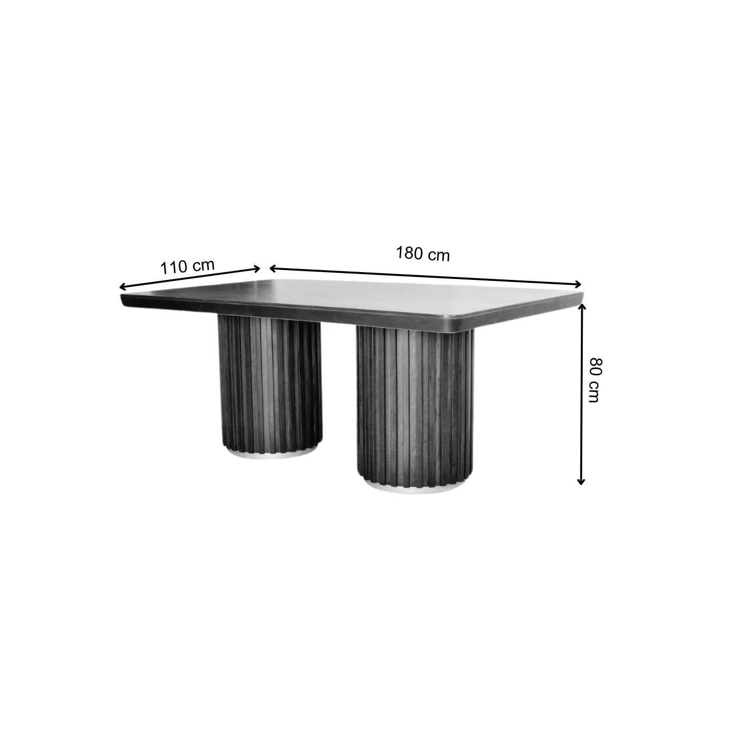 Mesa Comedor 6 Puestos Nicole Off White, Champaña - Image 2