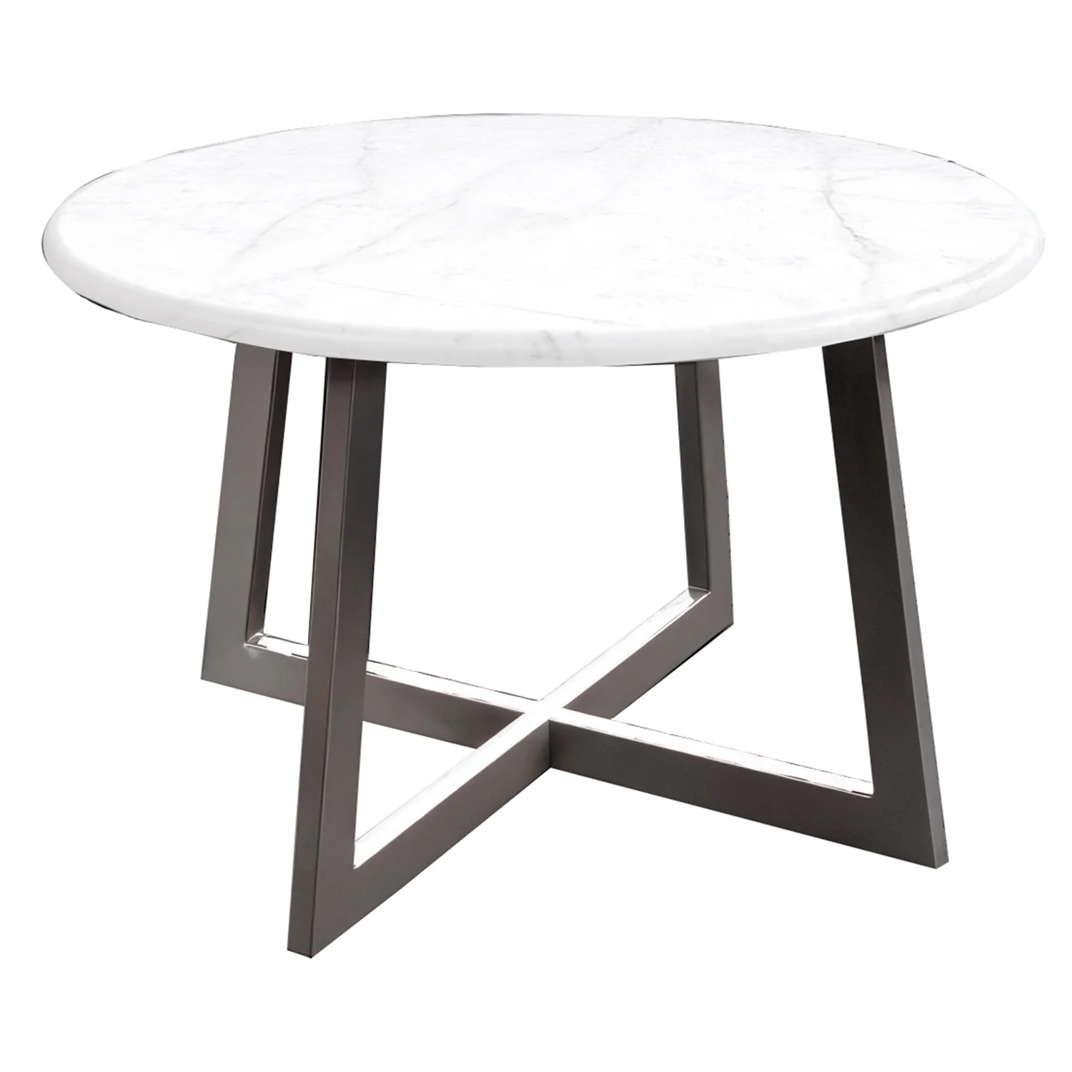 Mesa De Centro Jansen Gris, Marmolado