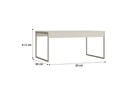 Mesa De Centro Jax Off White, Plata - Image 4