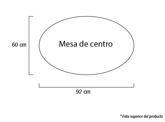 Mesa de Centro Kali Negro, Transparente - Image 4