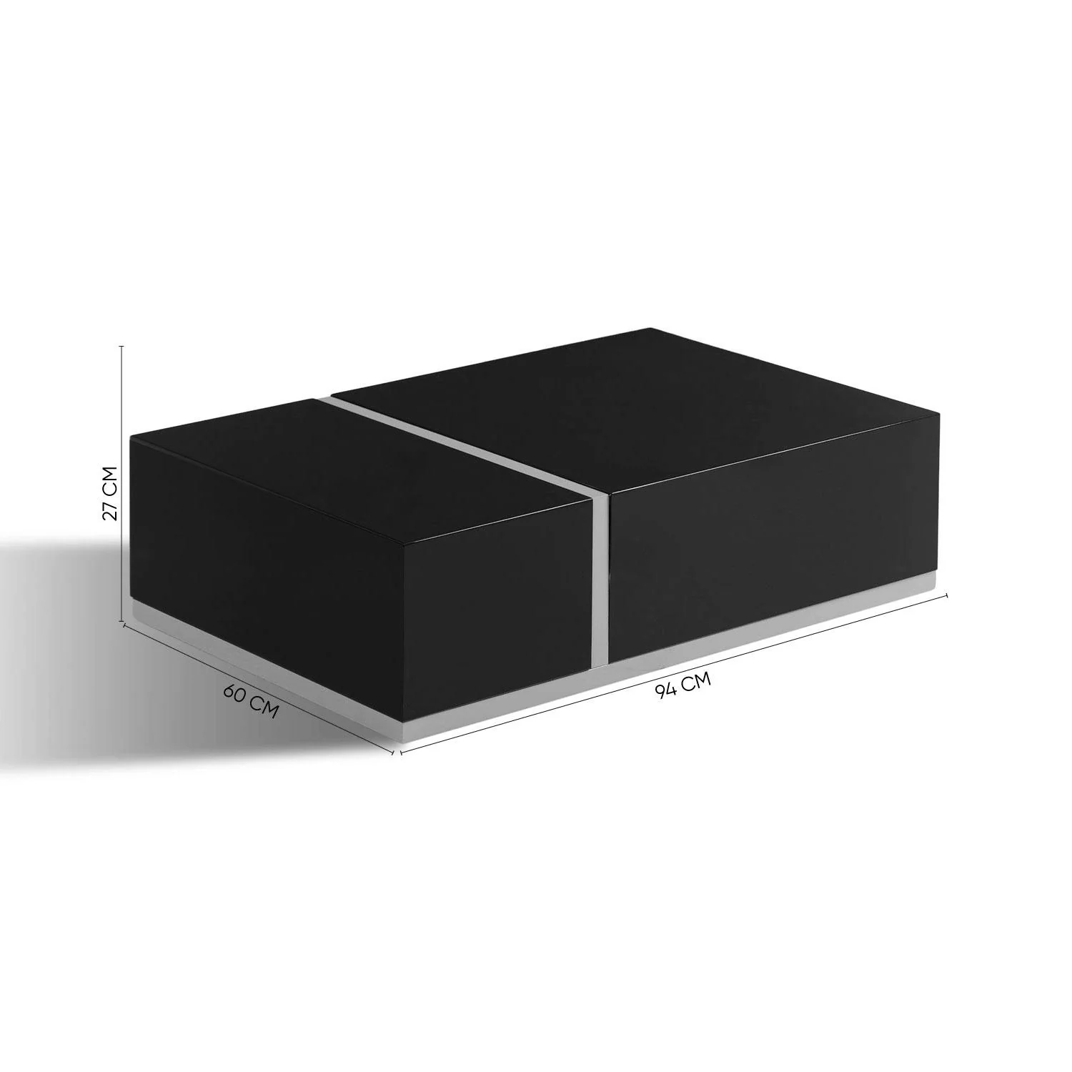 Mesa De Centro Lizzi Roja,Rosa. - Image 4