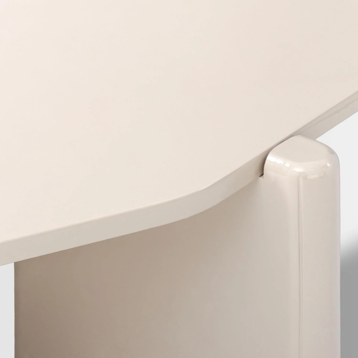 Mesa De Centro Oklam Asimetrica Latte. - Image 3
